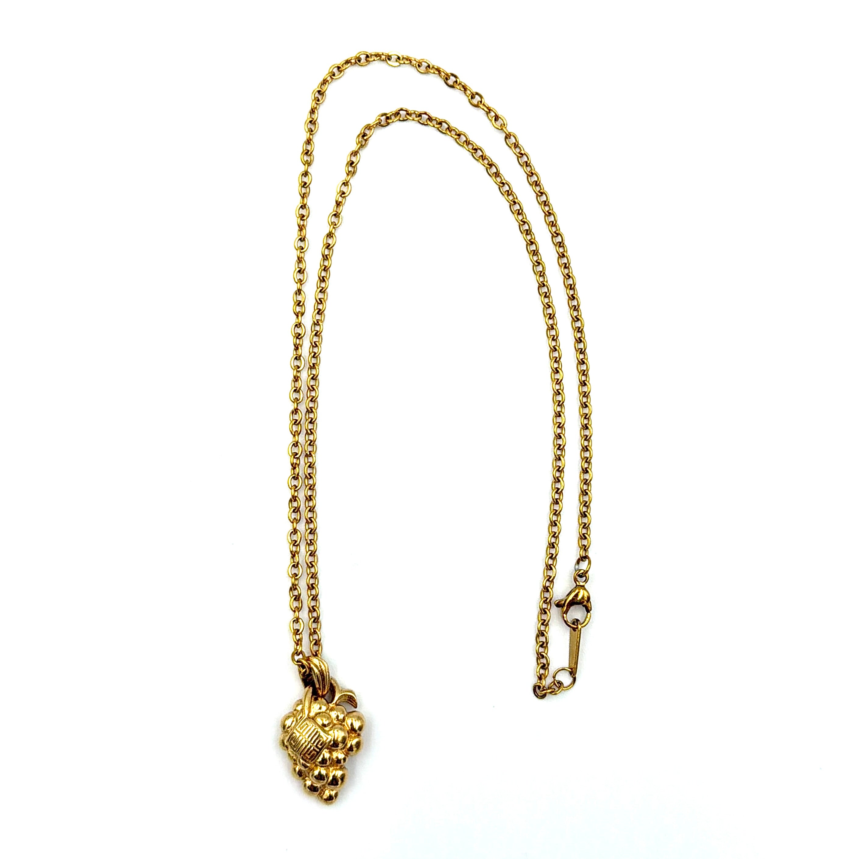 Givenchy Grape Cluster Necklace Gold