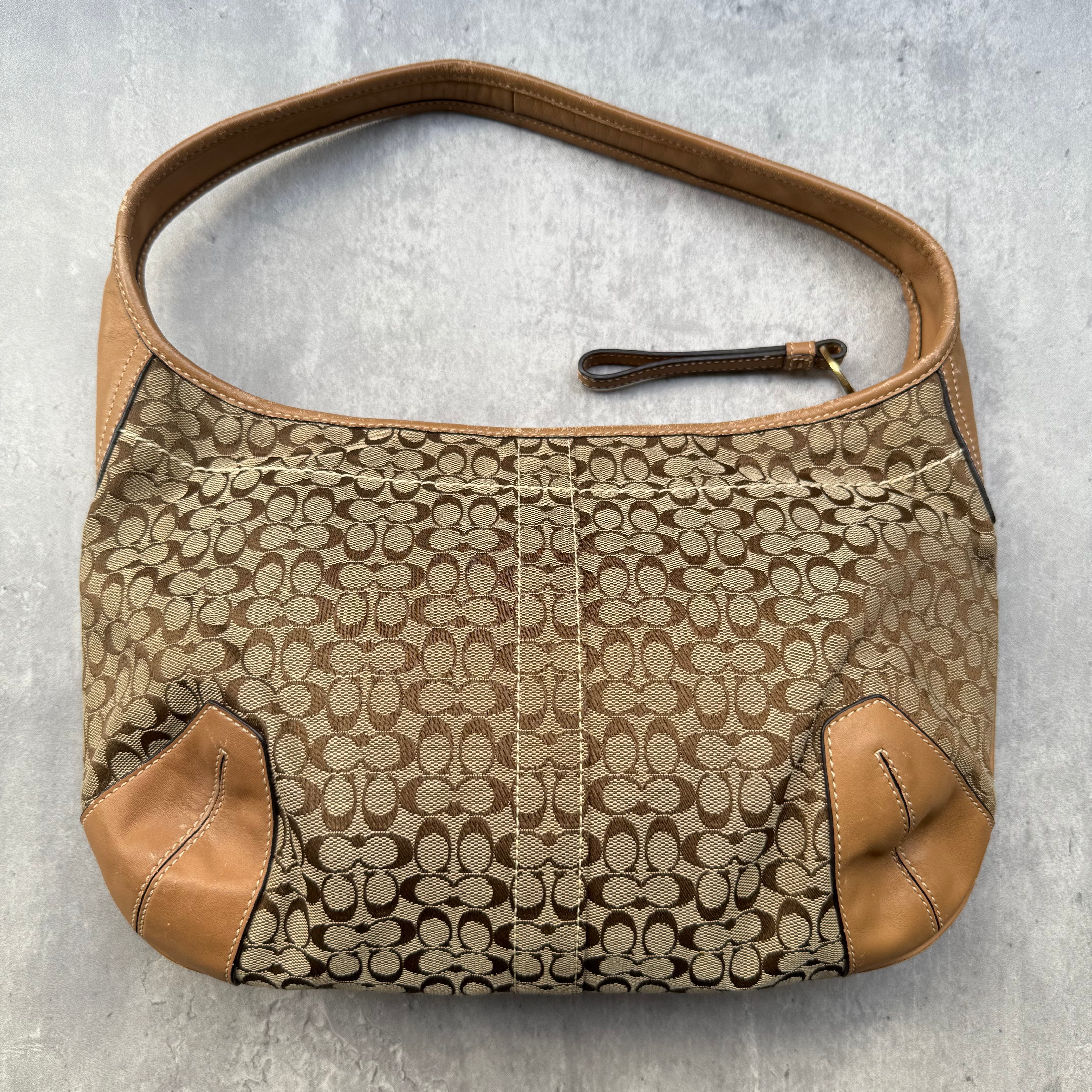 Coach Signature Ergo Hobo ShoulderBag Beige/Tan