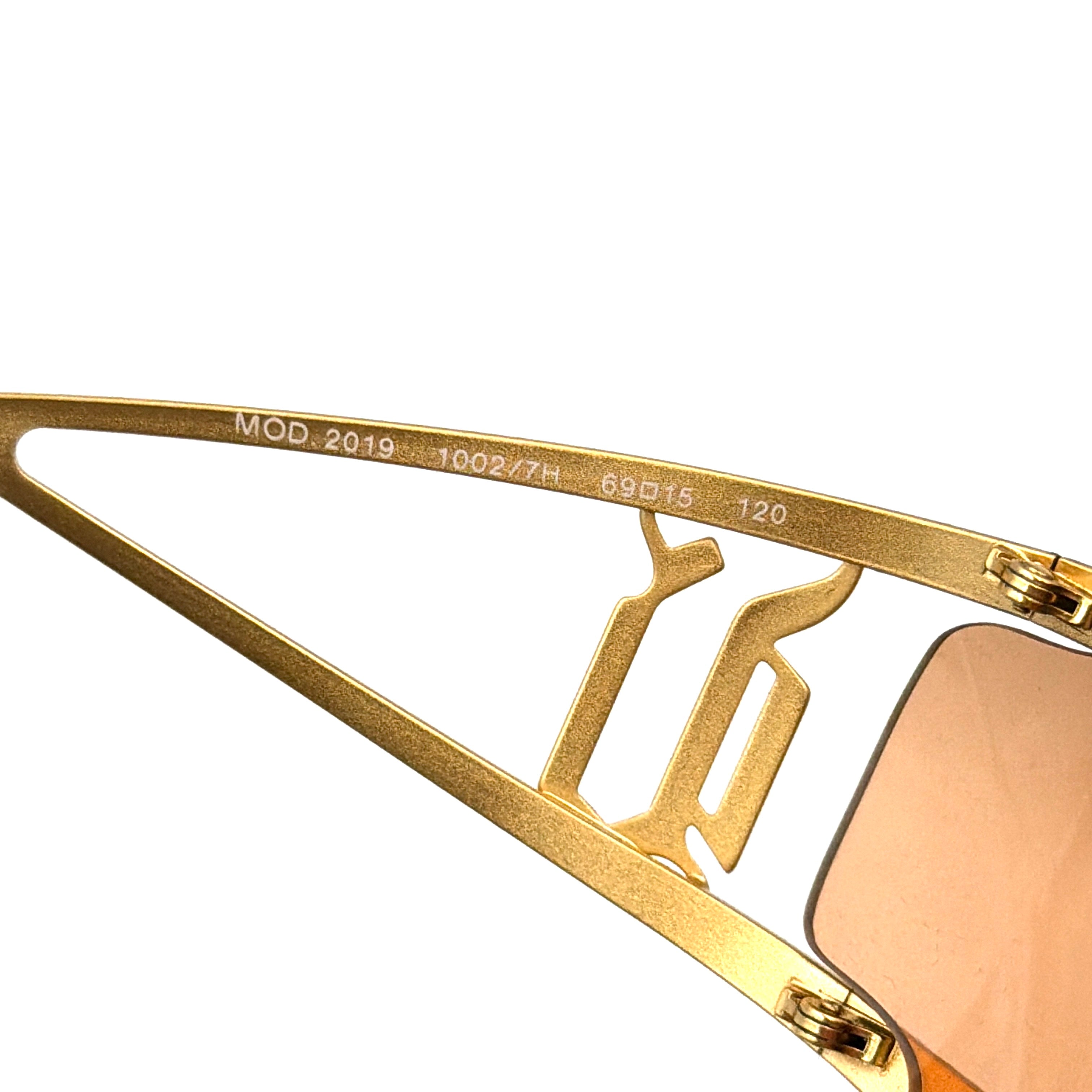 Versace Y2K Rimless Sunglasses Gold