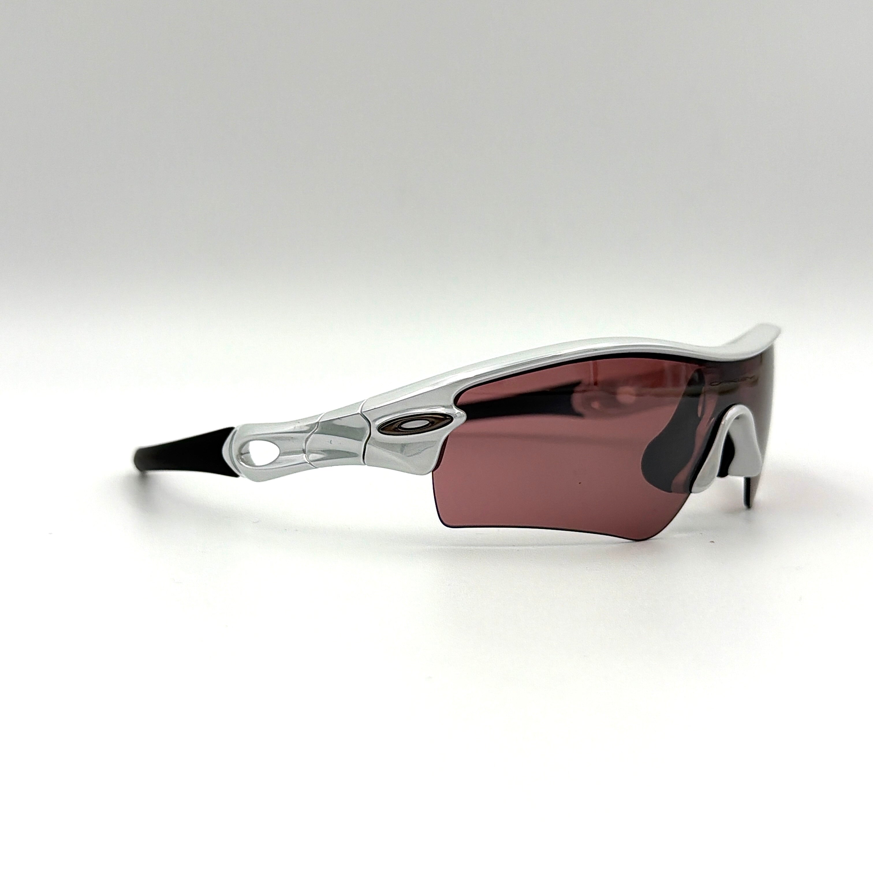 Oakley Radar Path 09-673J Sunglasses White Chrome/Black