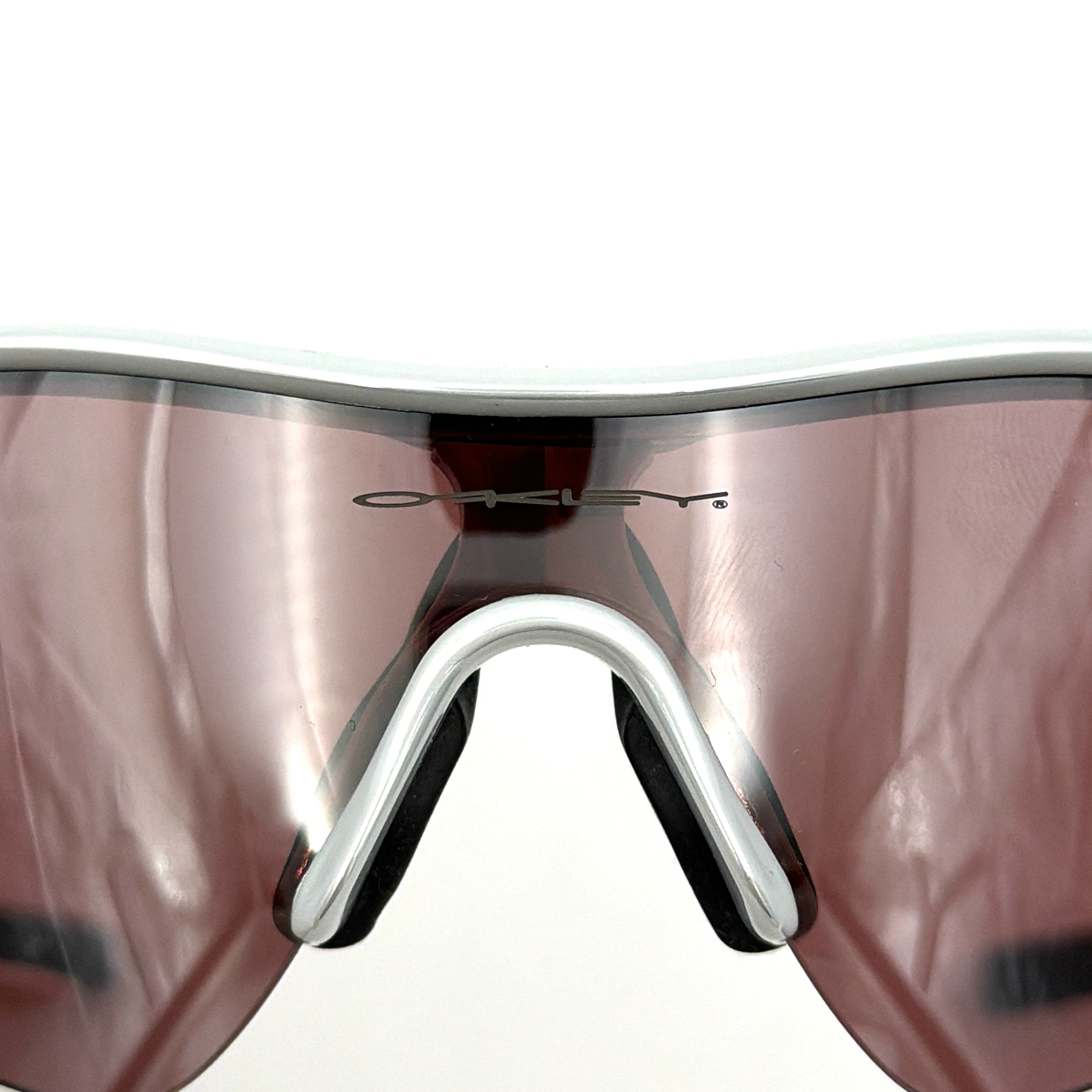 Oakley Radar Path 09-673J Sunglasses White Chrome/Black