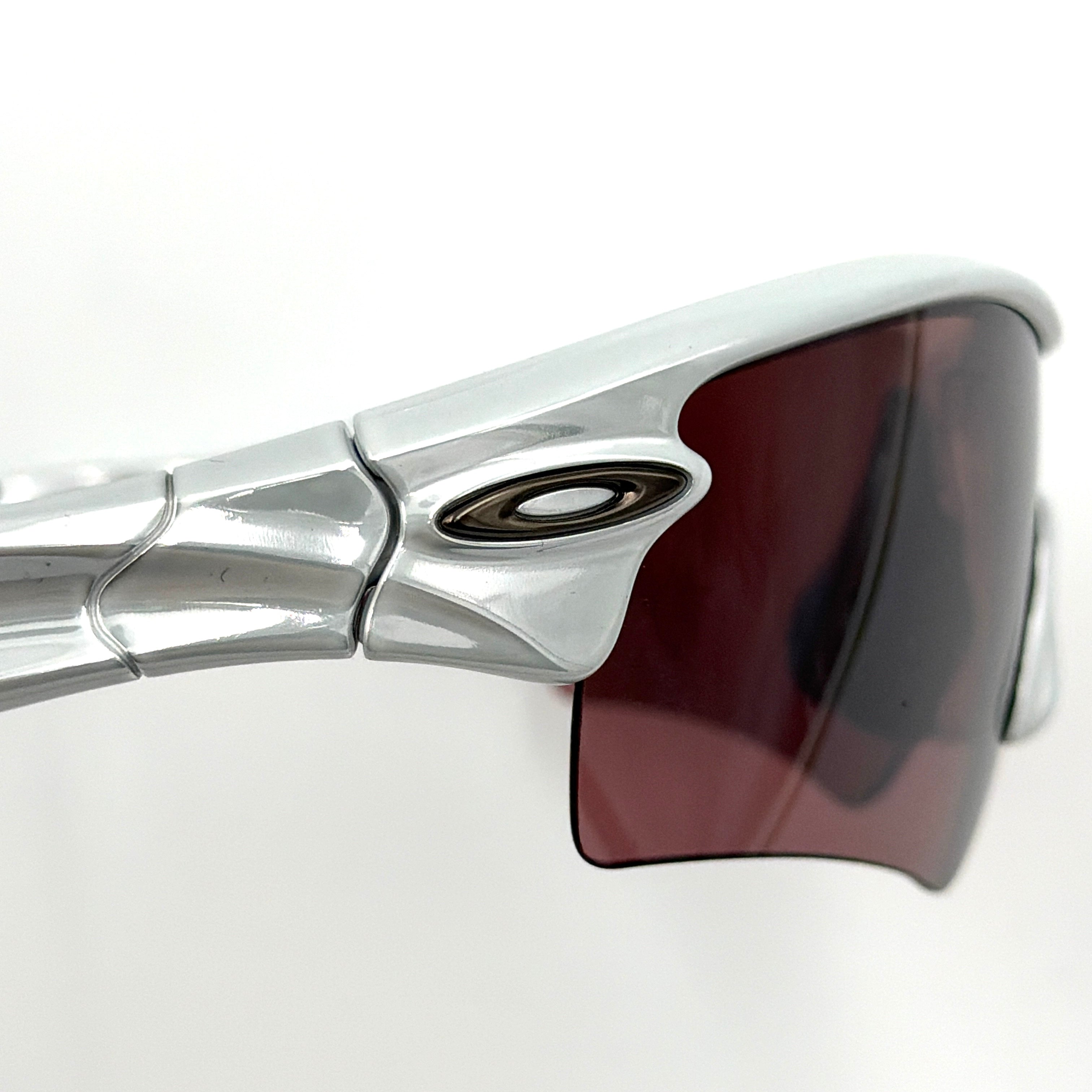 Oakley Radar Path 09-673J Sunglasses White Chrome/Black