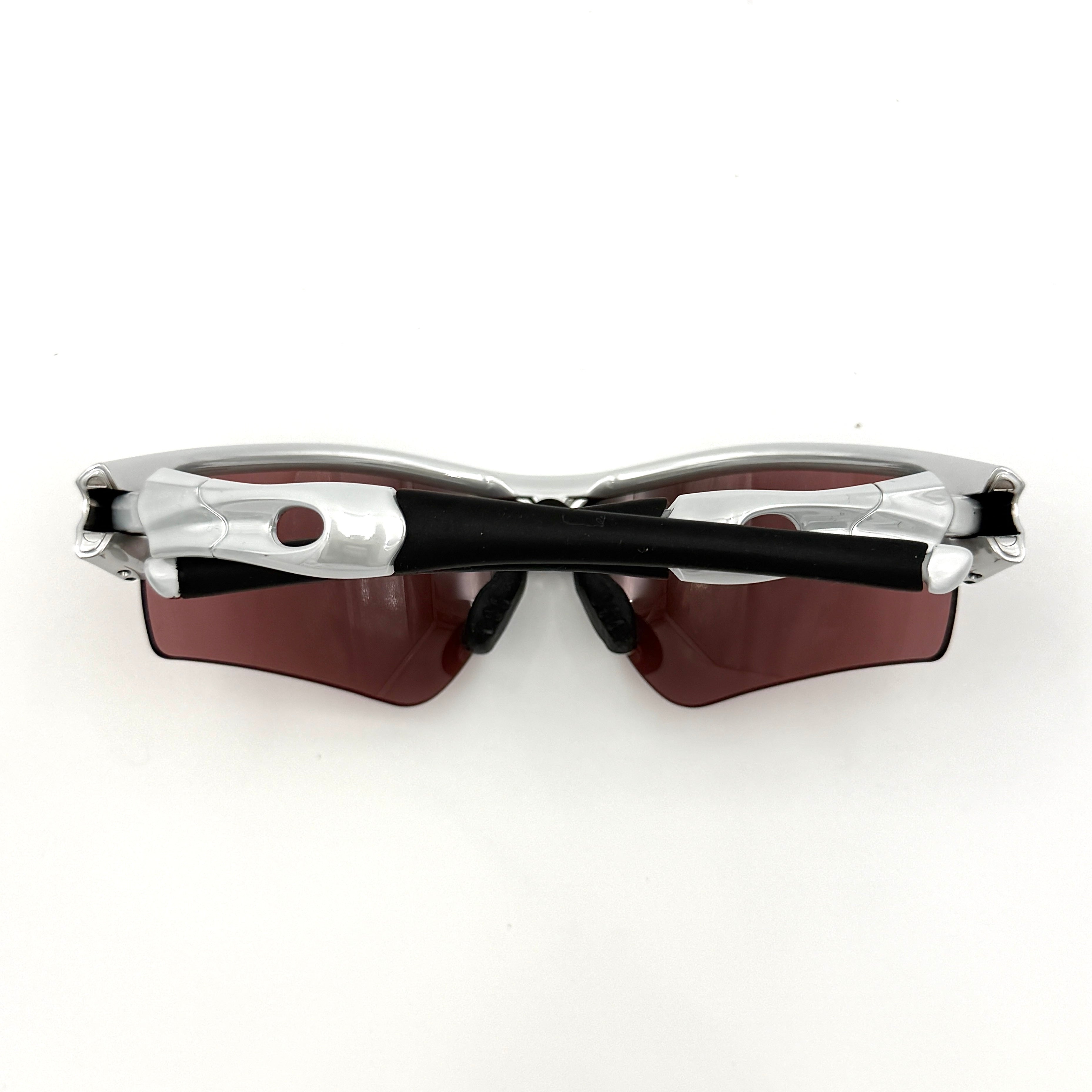 Oakley Radar Path 09-673J Sunglasses White Chrome/Black