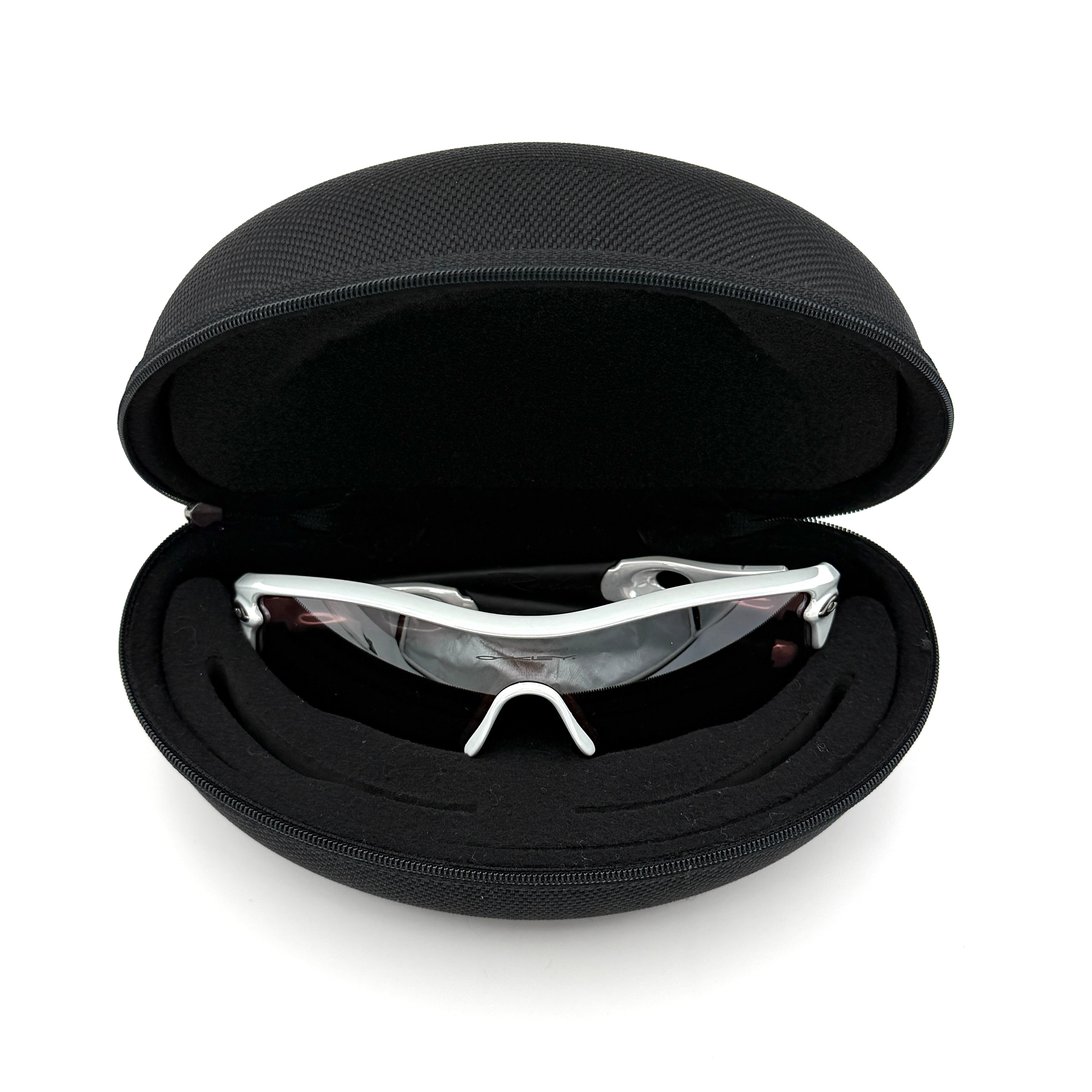 Oakley Radar Path 09-673J Sunglasses White Chrome/Black