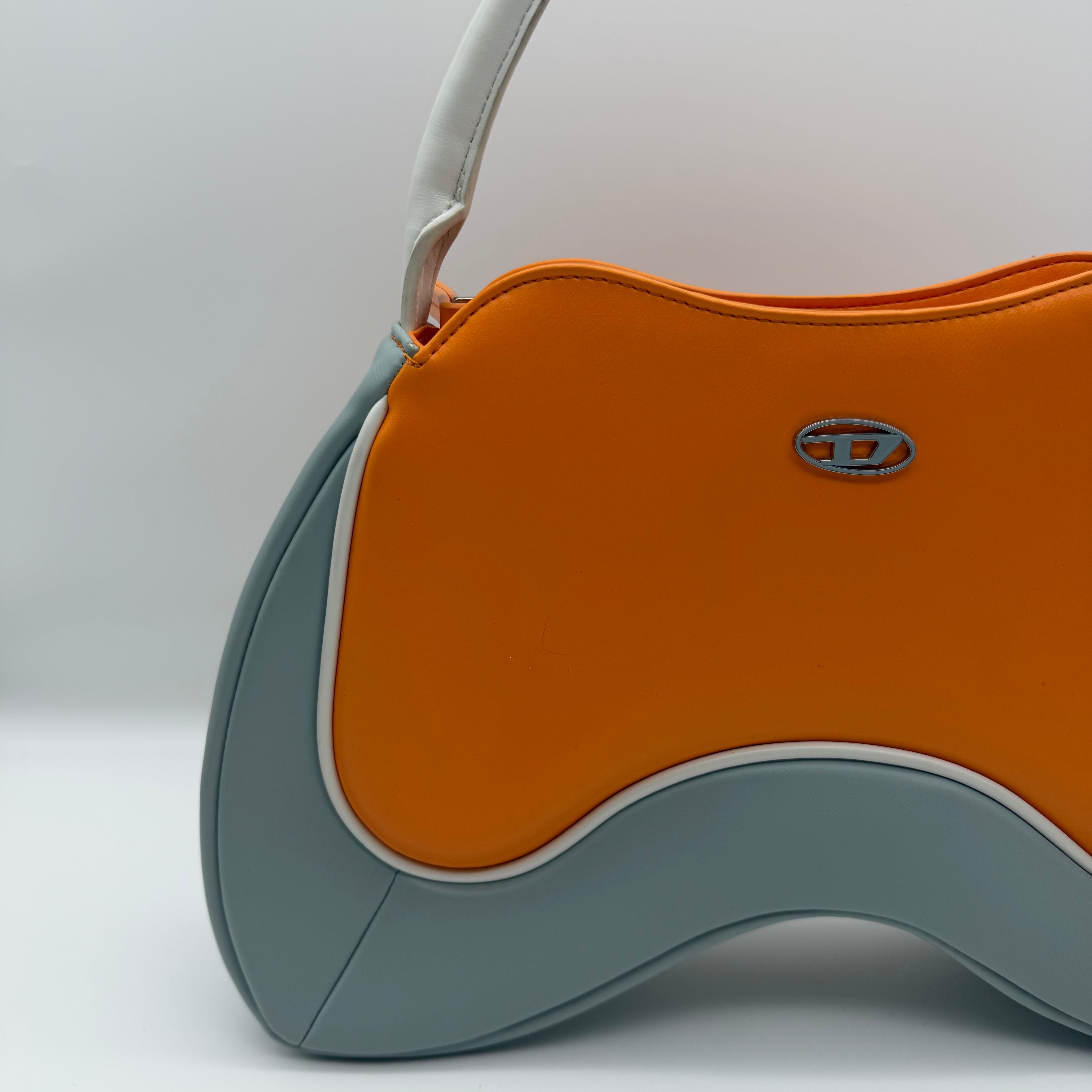 Diesel 2Way Mini Autre Marque Shoulder Bag Orange/Grey