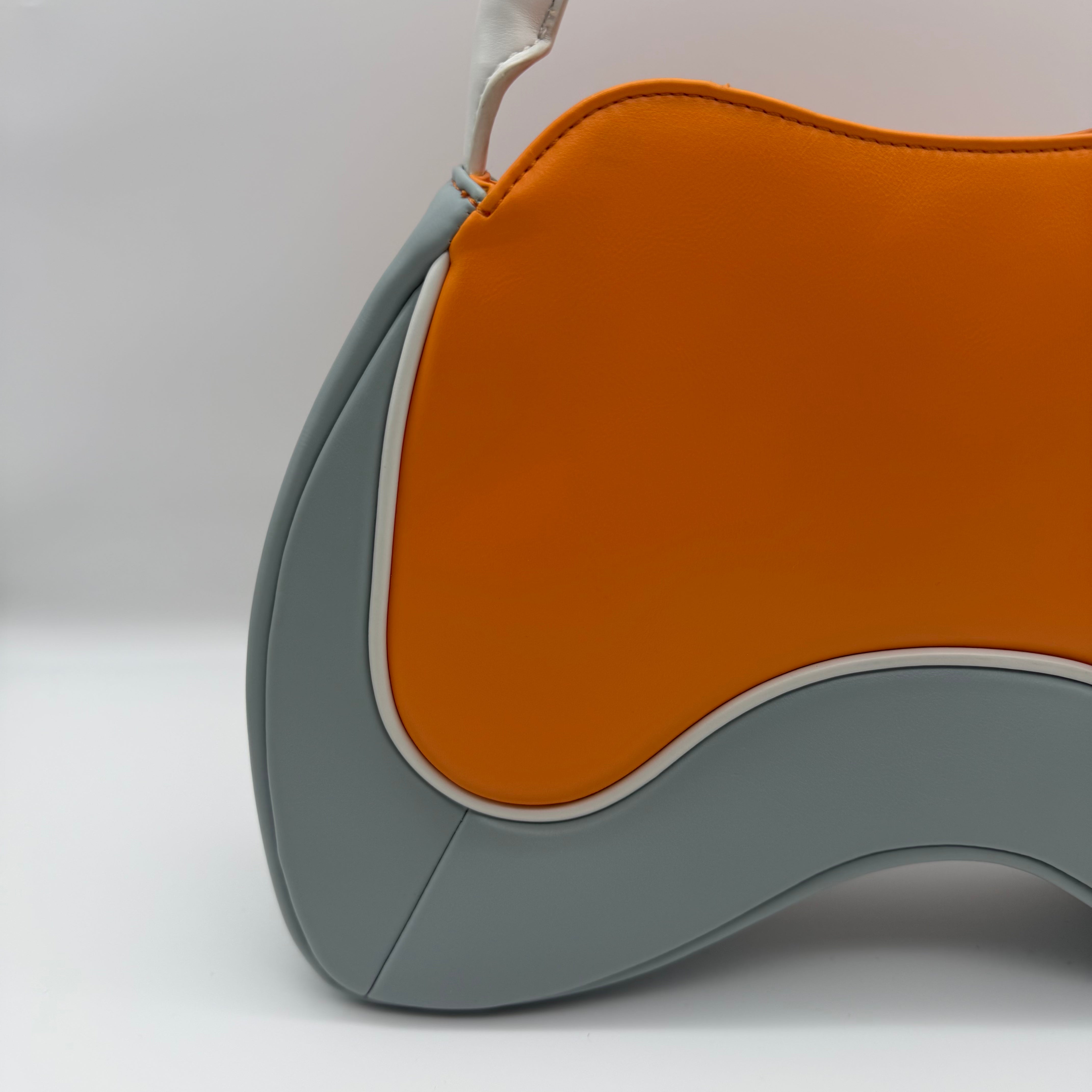 Diesel 2Way Mini Autre Marque Shoulder Bag Orange/Grey