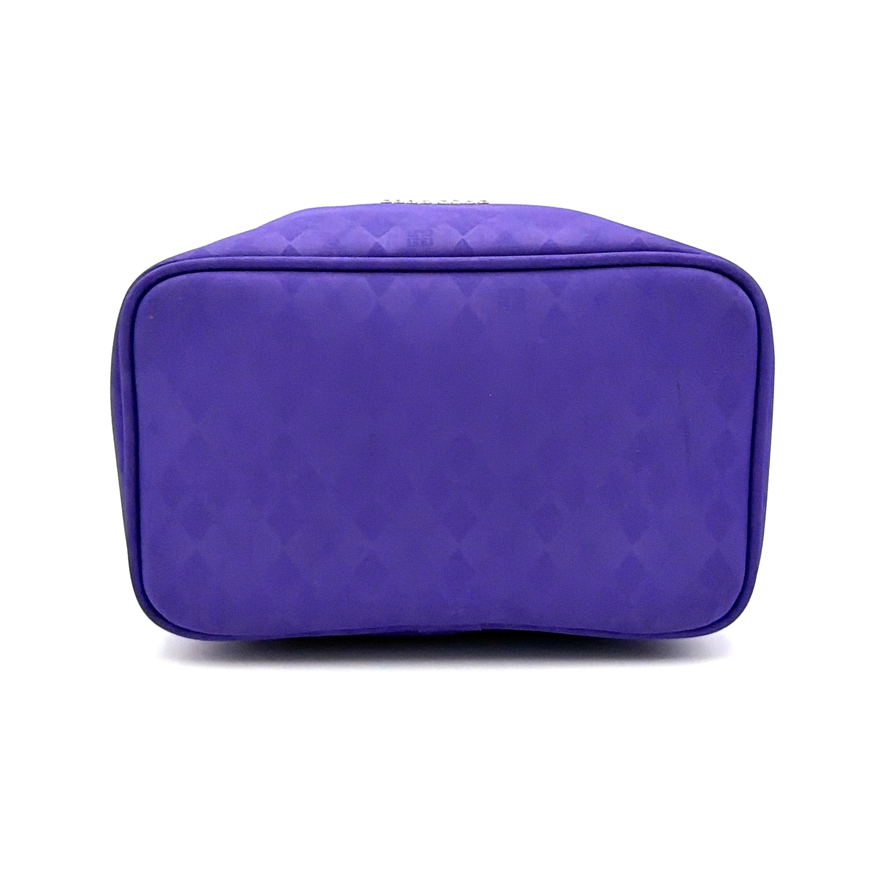 Givenchy Rhinestone Logo Vanity Bag Purple