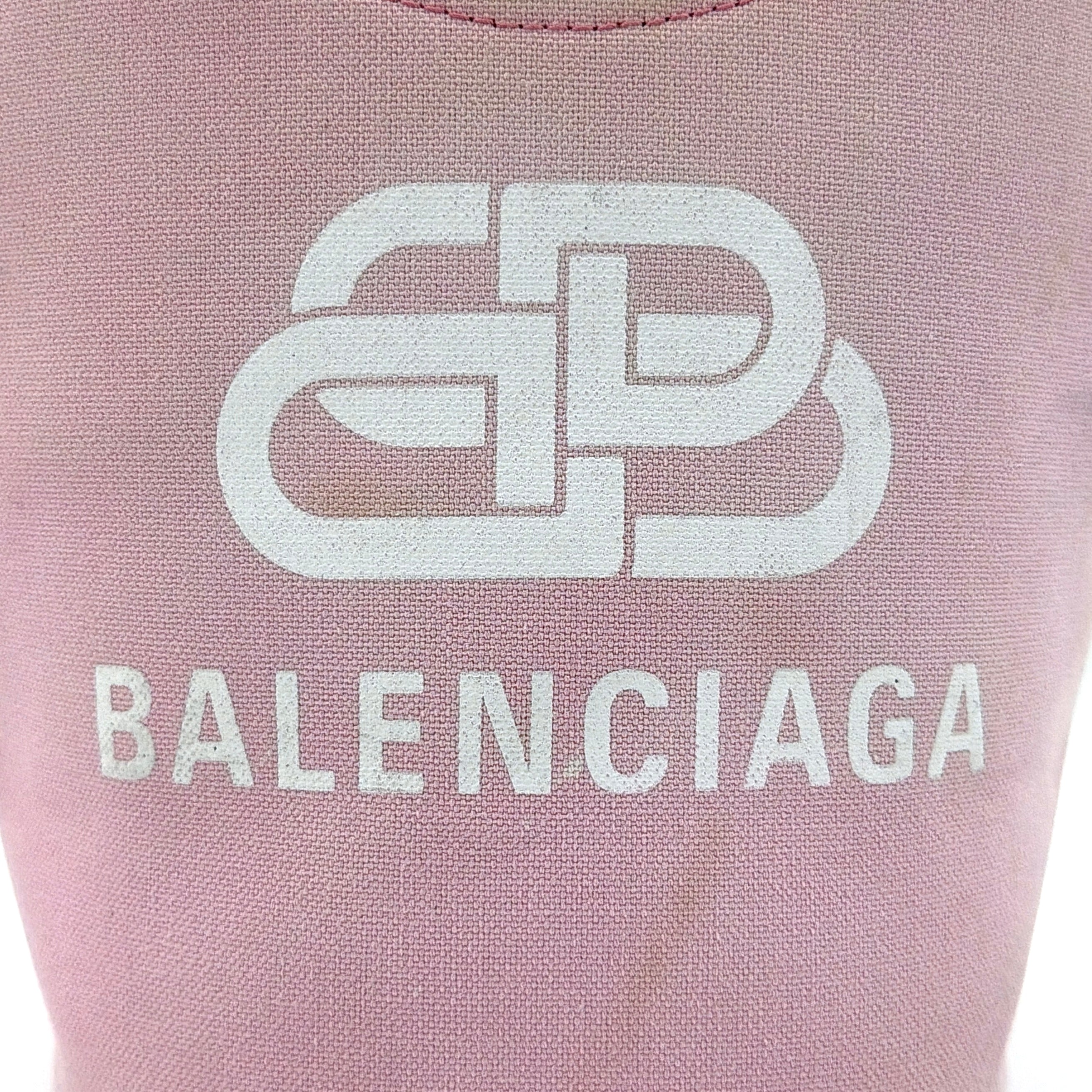 Balenciaga 2Way Wave Bucket Bag Pink