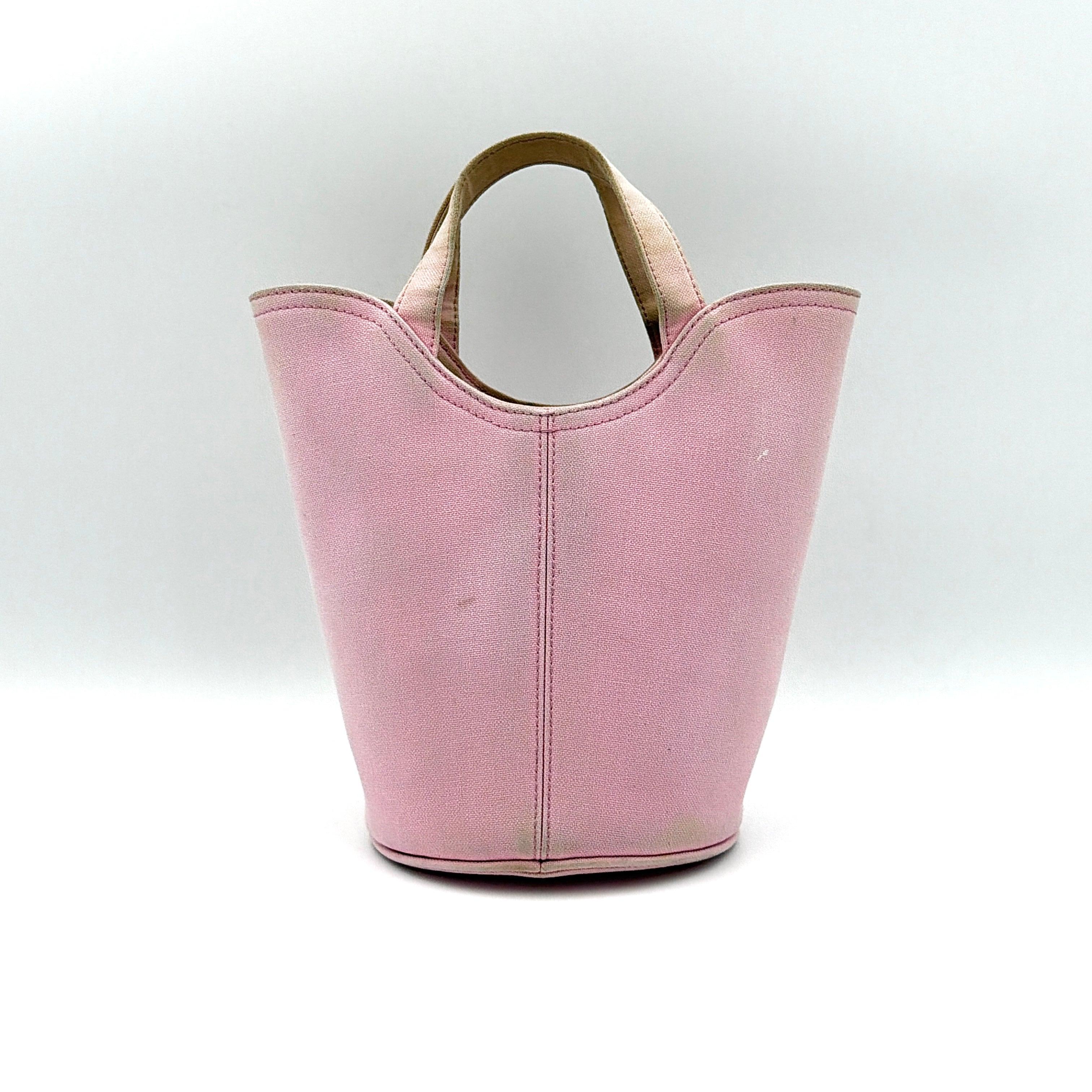 Balenciaga 2Way Wave Bucket Bag Pink