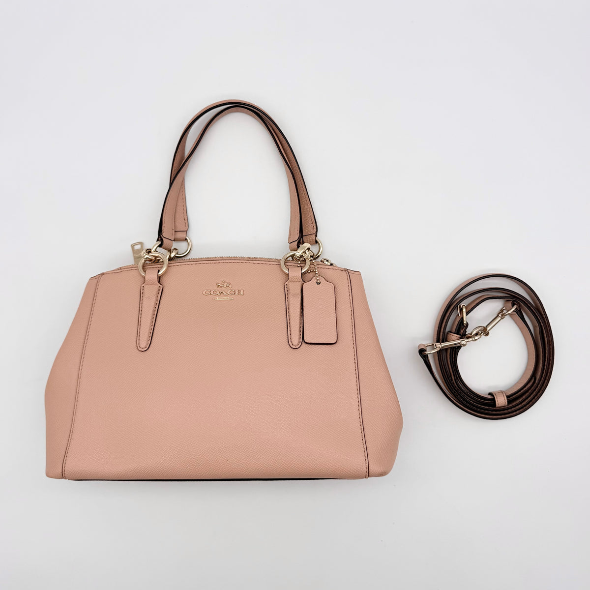 Coach 2Way Christie Carryall Handbag Light Pink