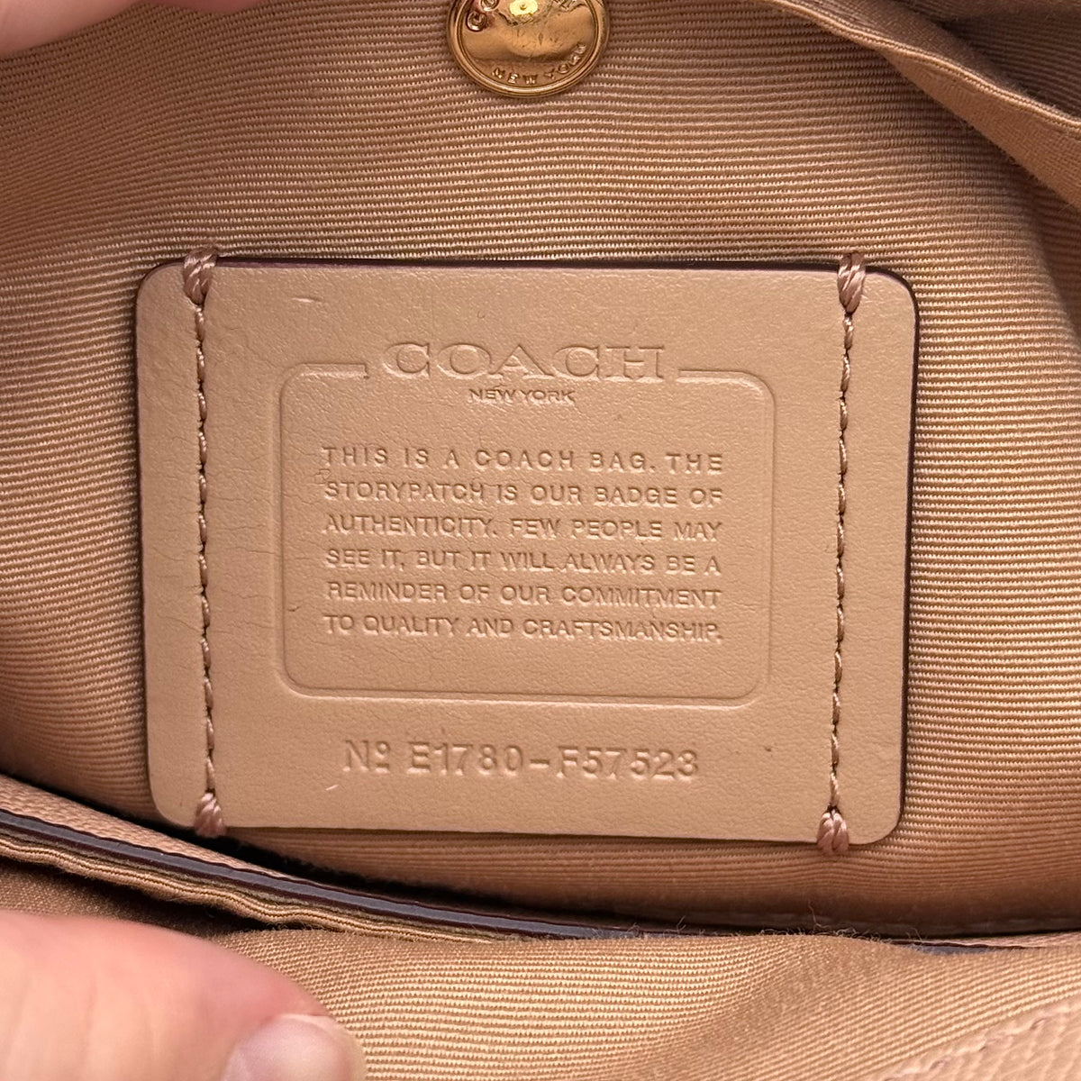 Coach 2Way Christie Carryall Handbag Light Pink