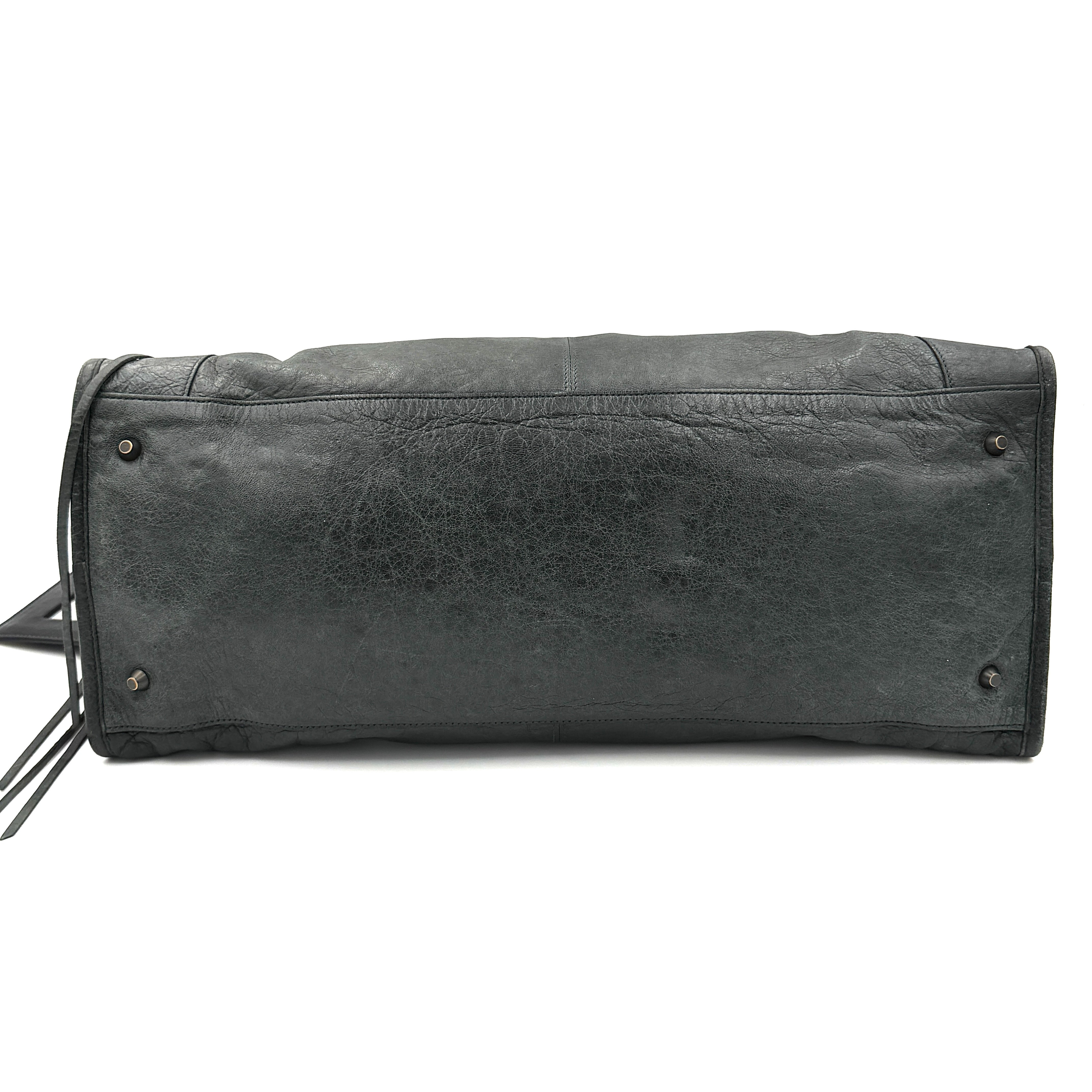 Balenciaga City Shoulder Bag Anthracite Grey