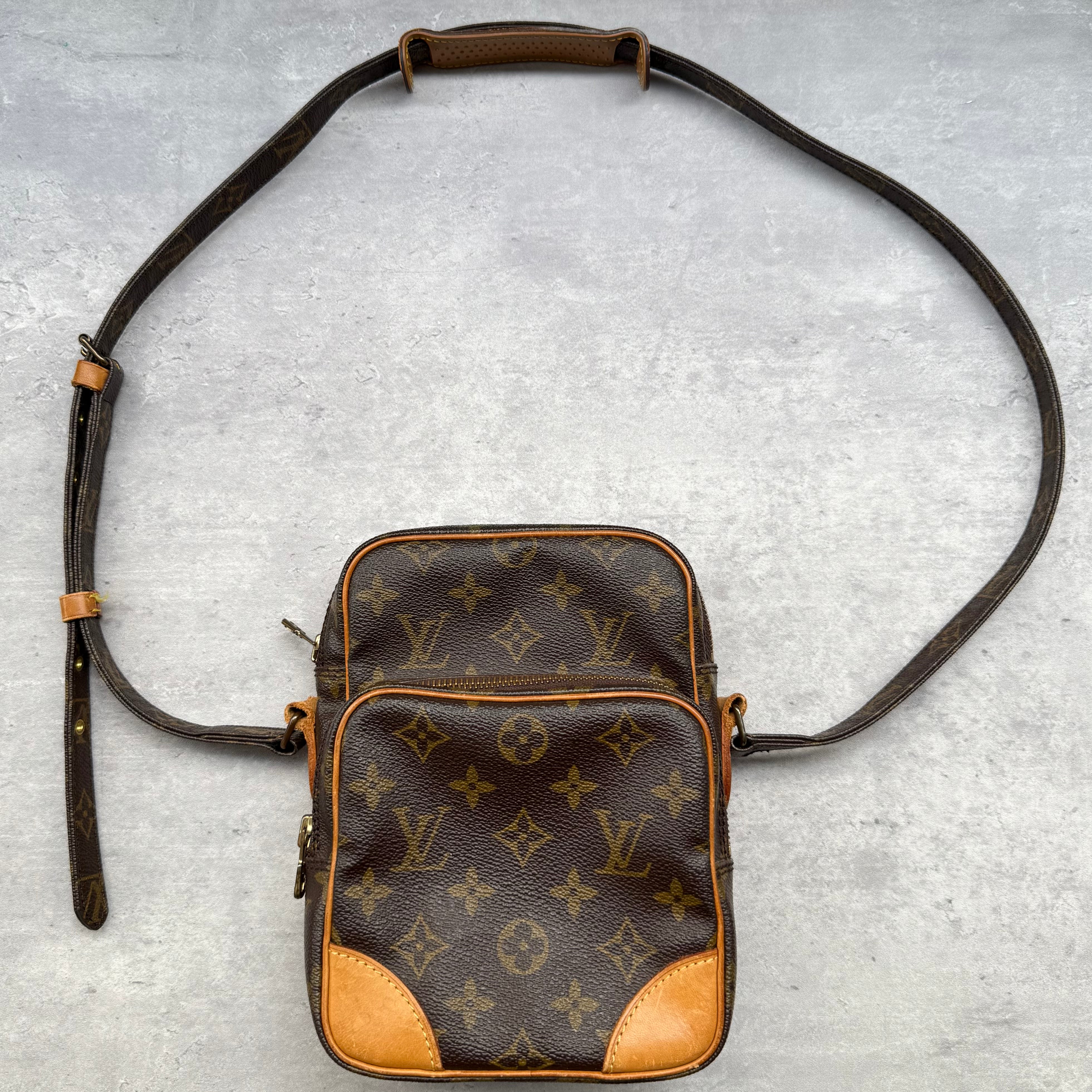 Louis Vuitton Monogram Amazon Crossbody Bag Brown