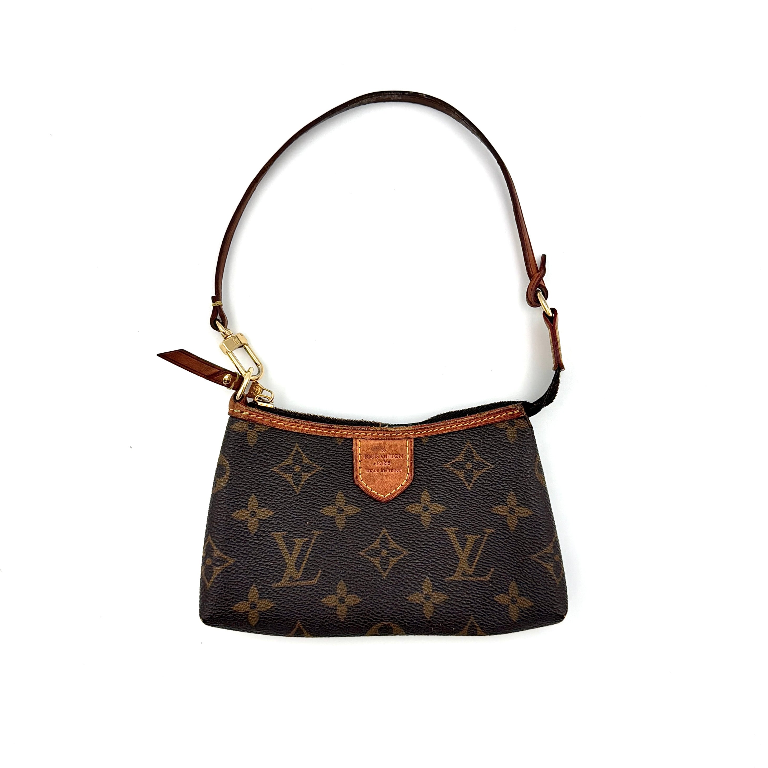 Louis Vuitton Monogram Mini Delightful Pochette Bag Brown
