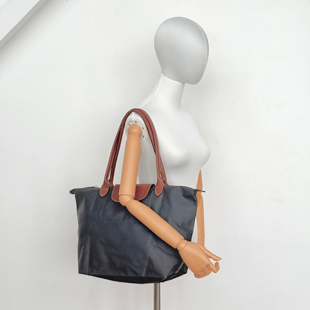 Longchamp Le Pliage Original Tote Bag Grey