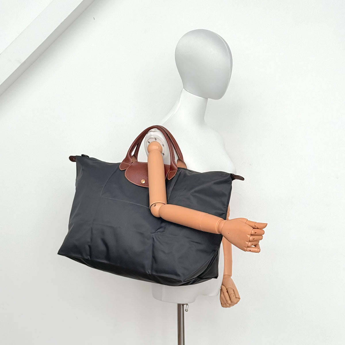 Longchamp Le Pliage Original Travel Bag Grey