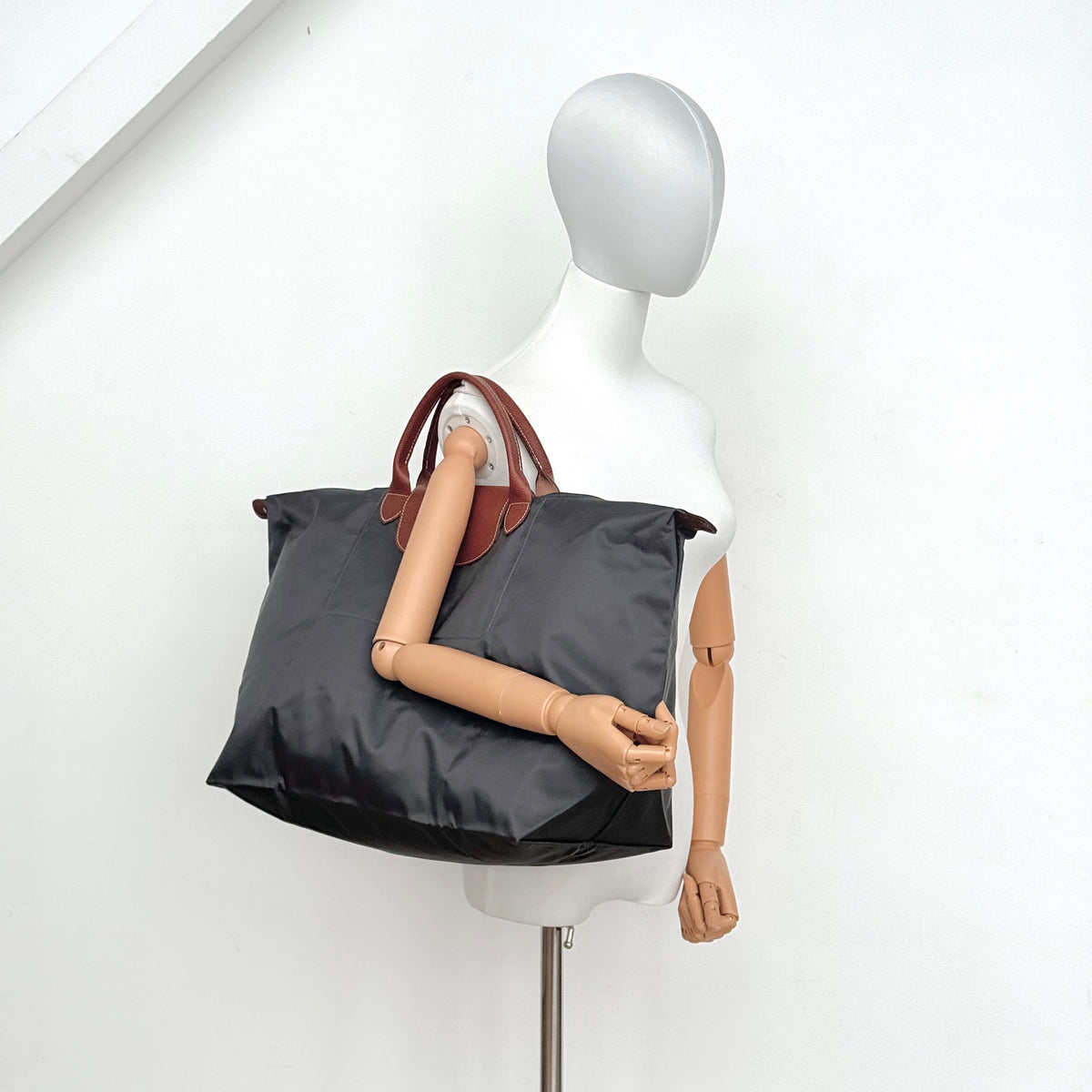 Longchamp Le Pliage Original Travel Bag Grey