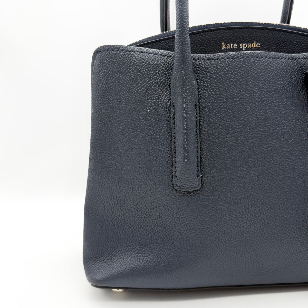 Kate Spade 2Way Margaux Medium Satchel Handbag Navy Blue