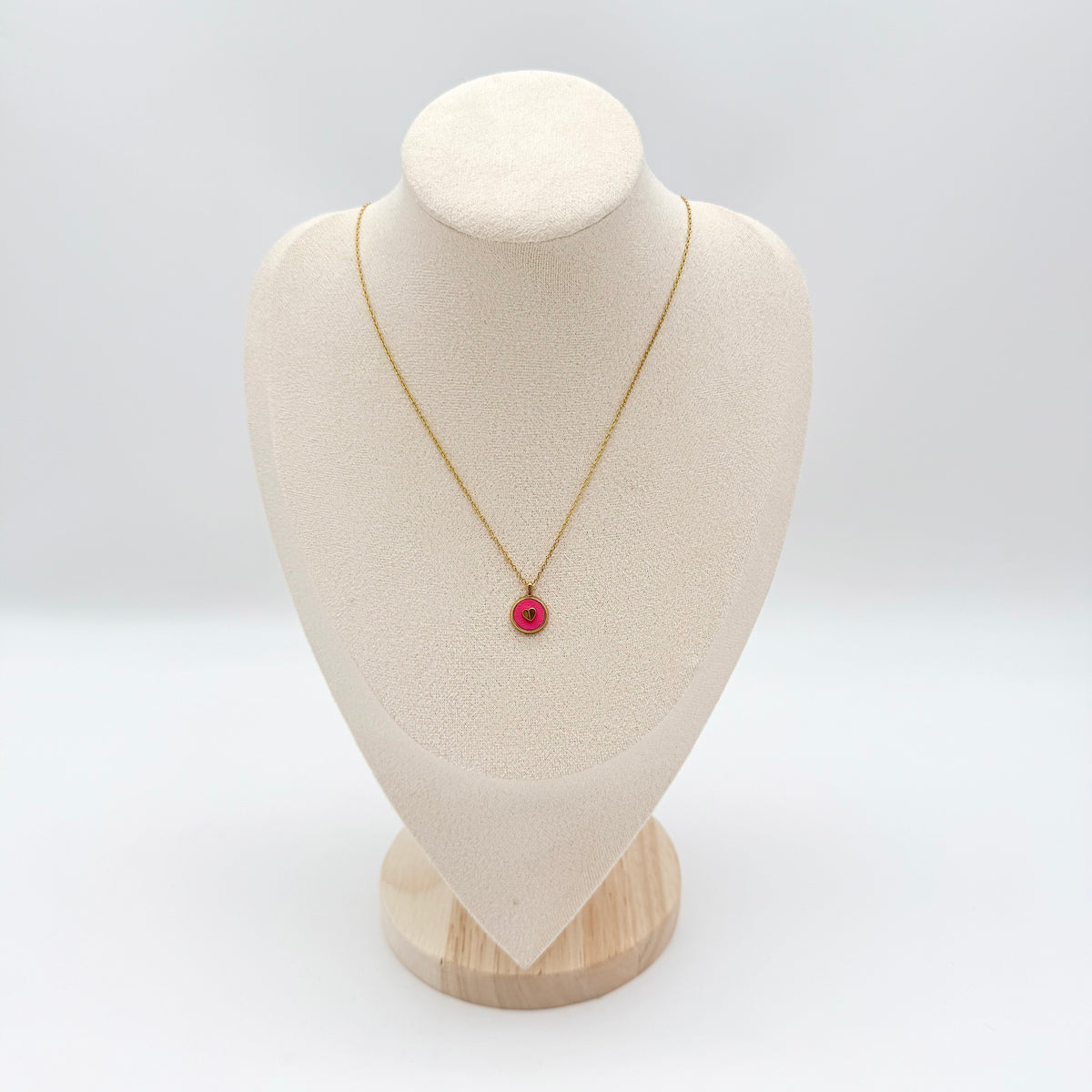 Kate Spade New York Heartful Pendant Necklace Gold/Pink