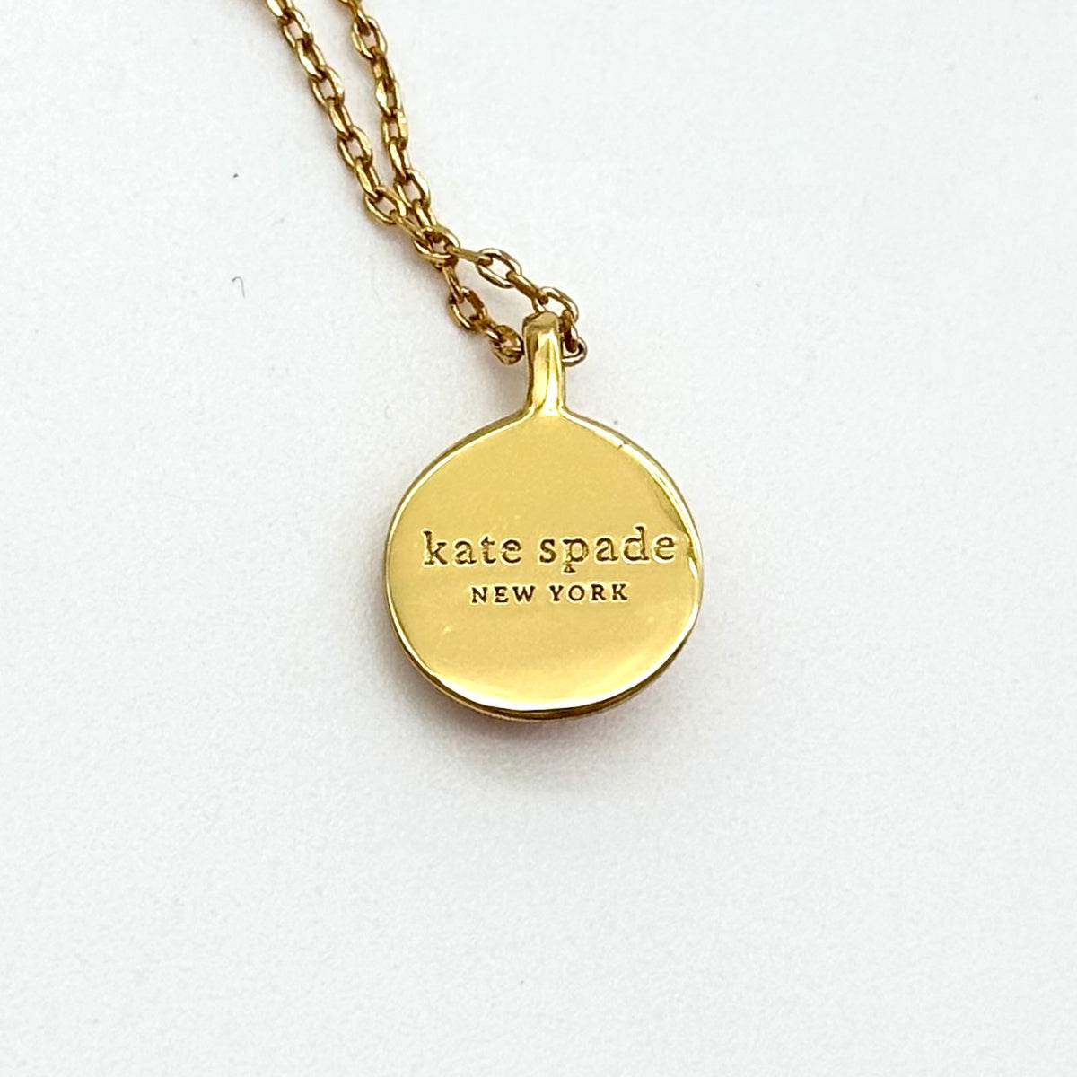 Kate Spade New York Heartful Pendant Necklace Gold/Pink