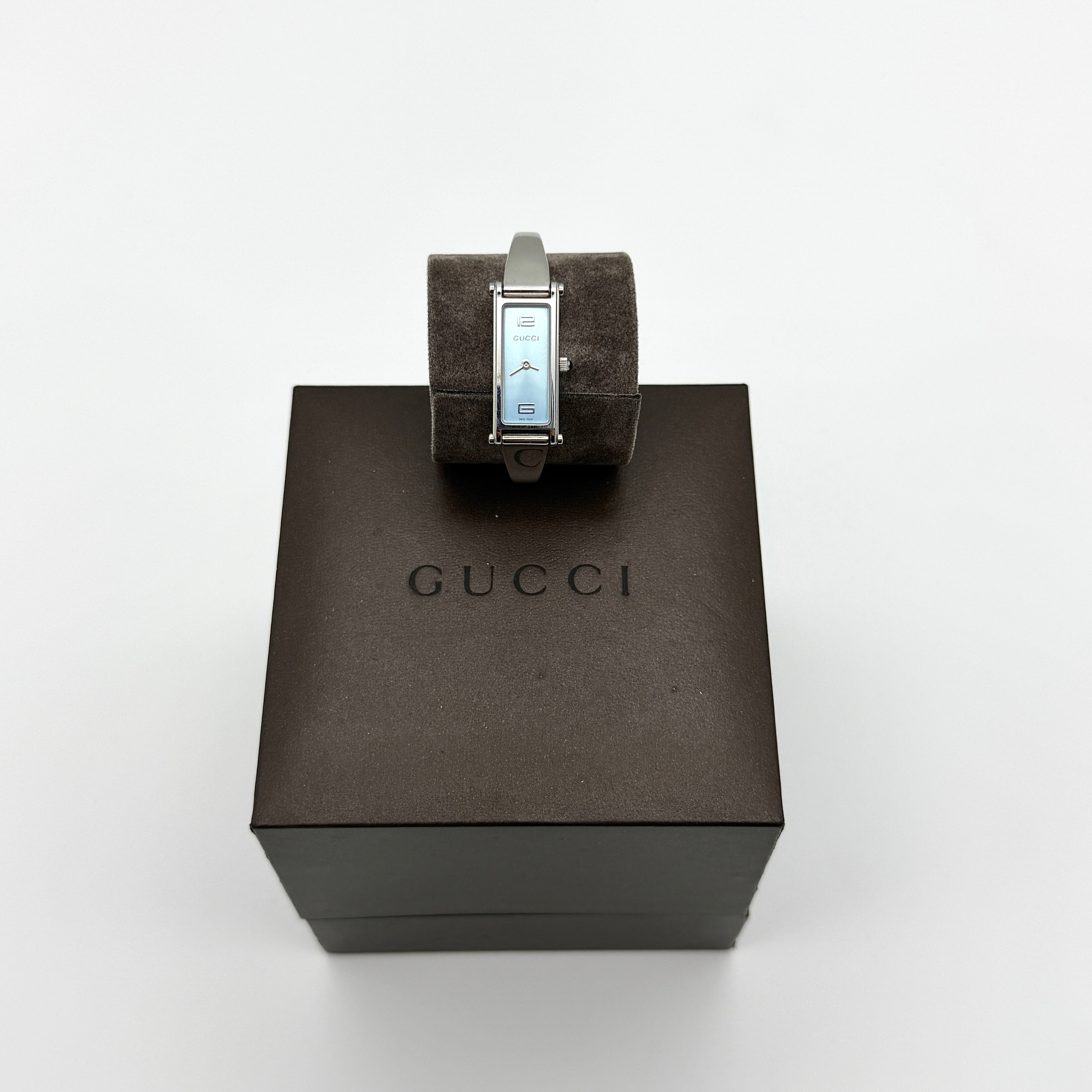 Gucci 1500L Bangle Watch Sky Blue