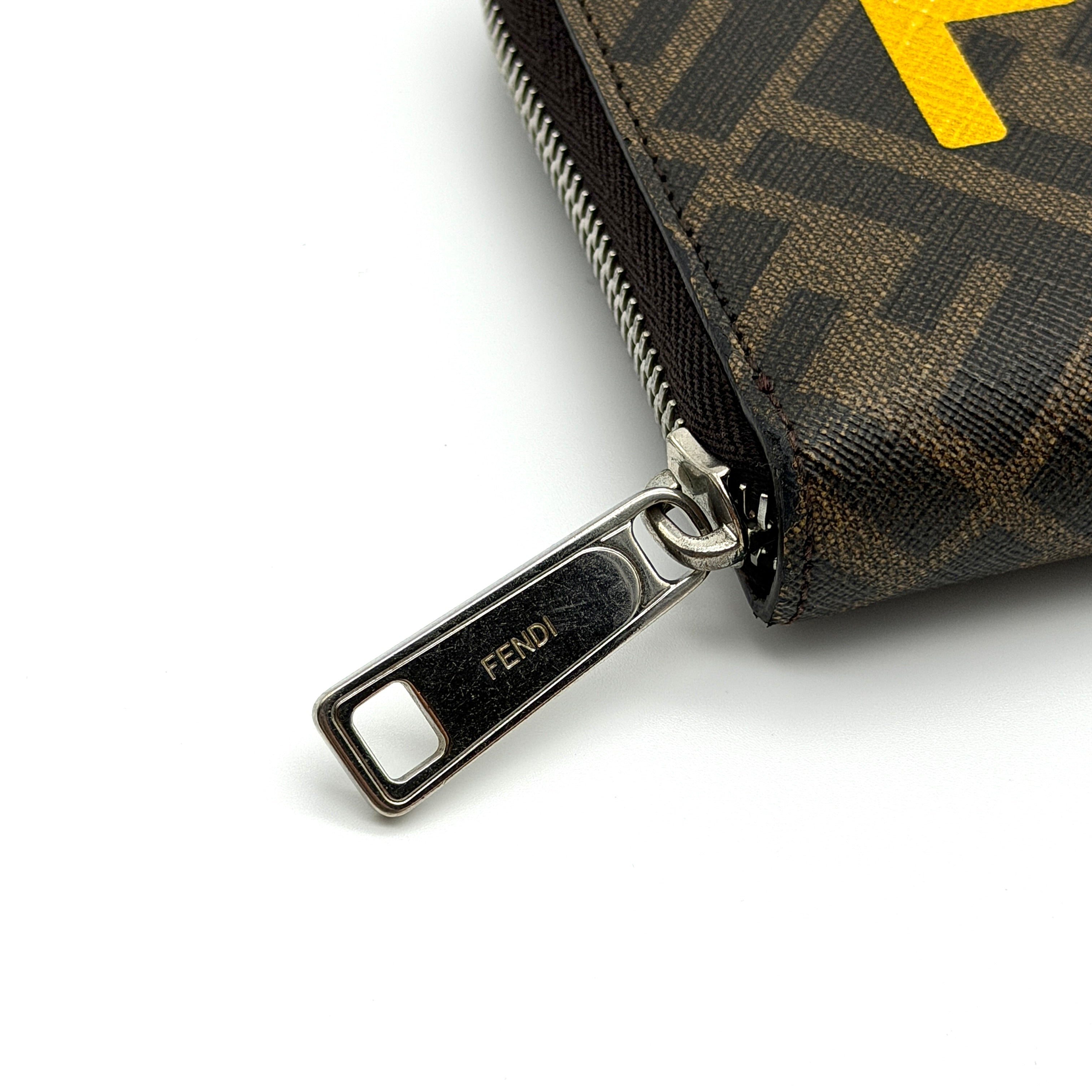 Fendi FF Zucca Logo Long Wallet