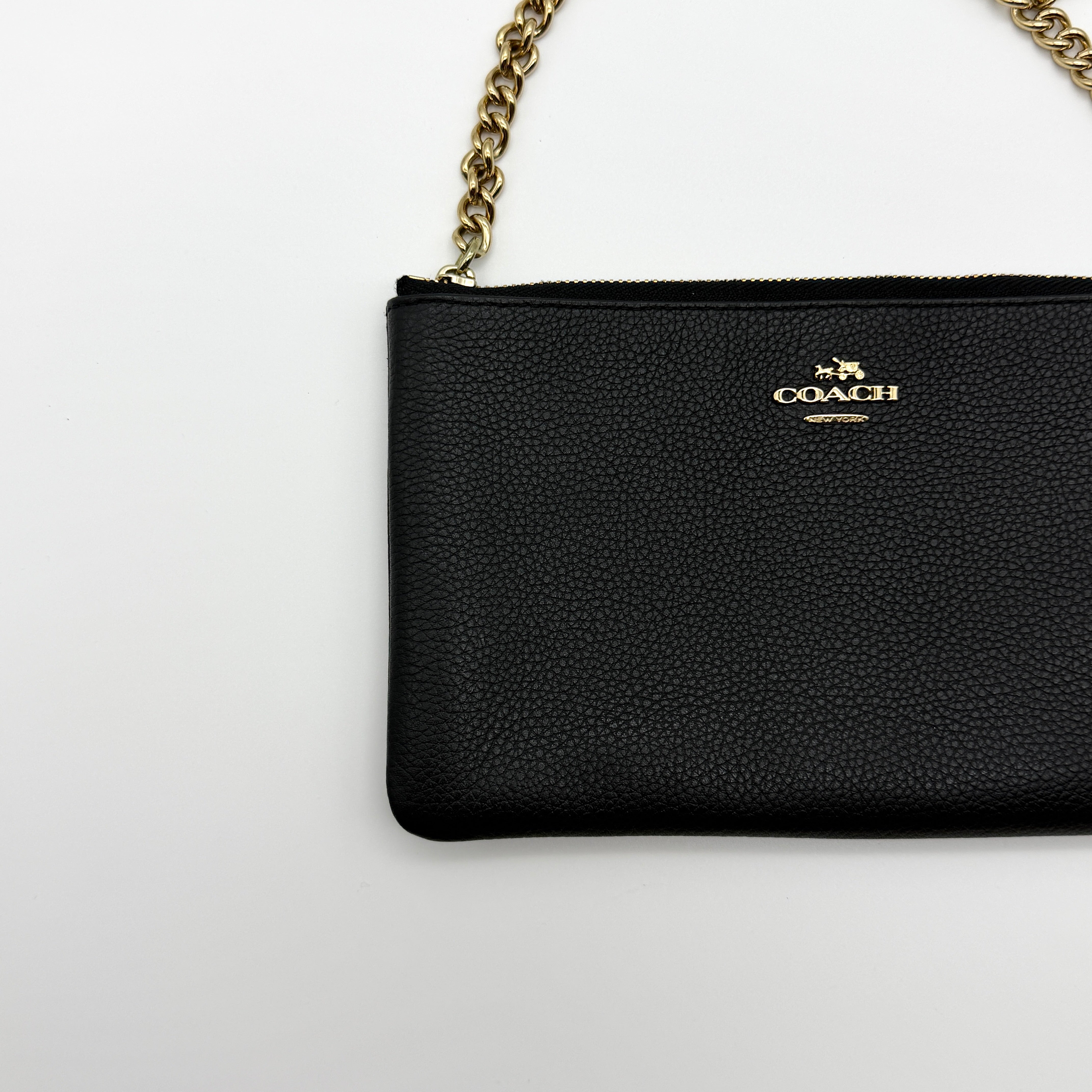 Coach Pebble Nolita 19 Shoulder Bag Black