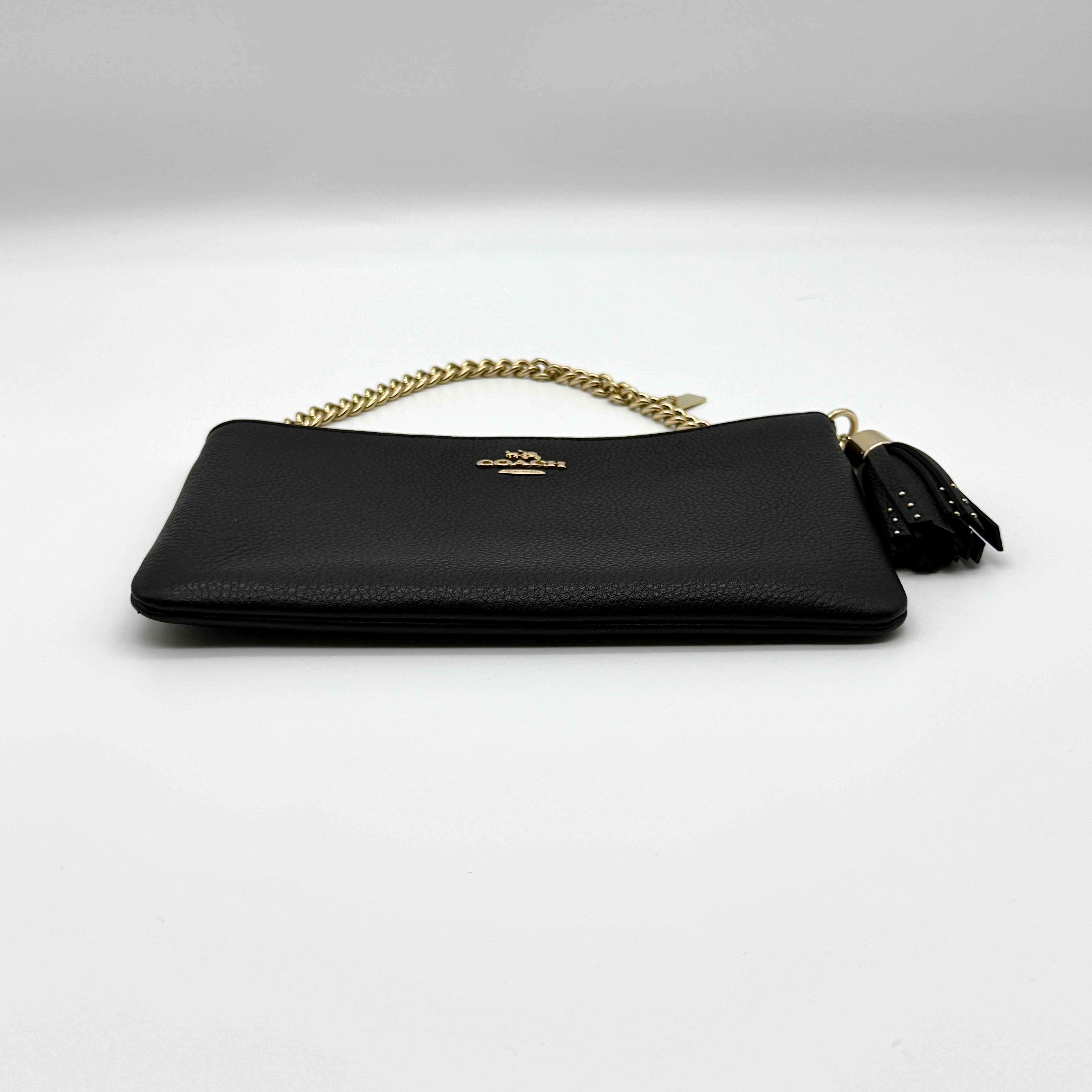 Coach Pebble Nolita 19 Shoulder Bag Black