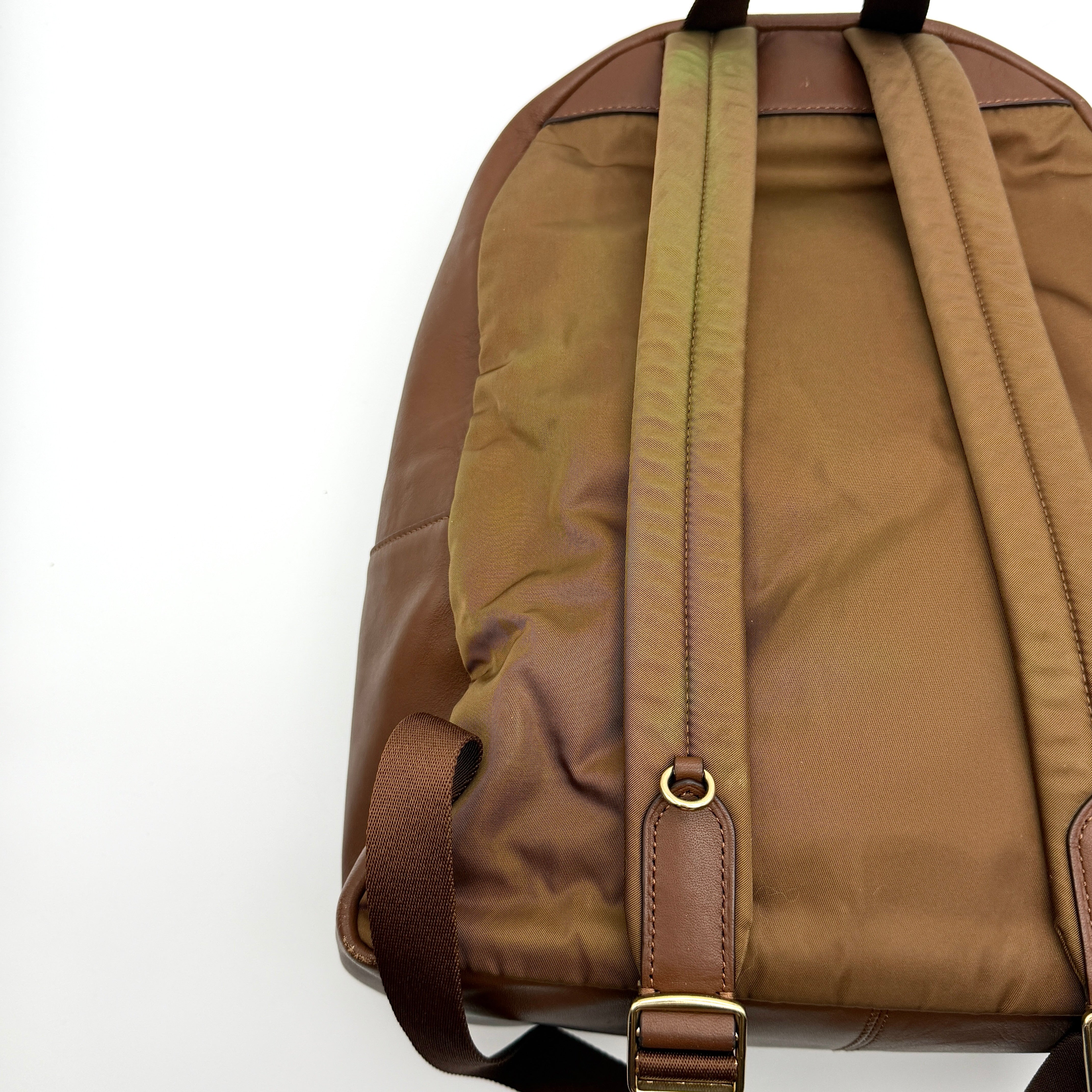 Coach Signature Charlie Backpack Beige/Brown