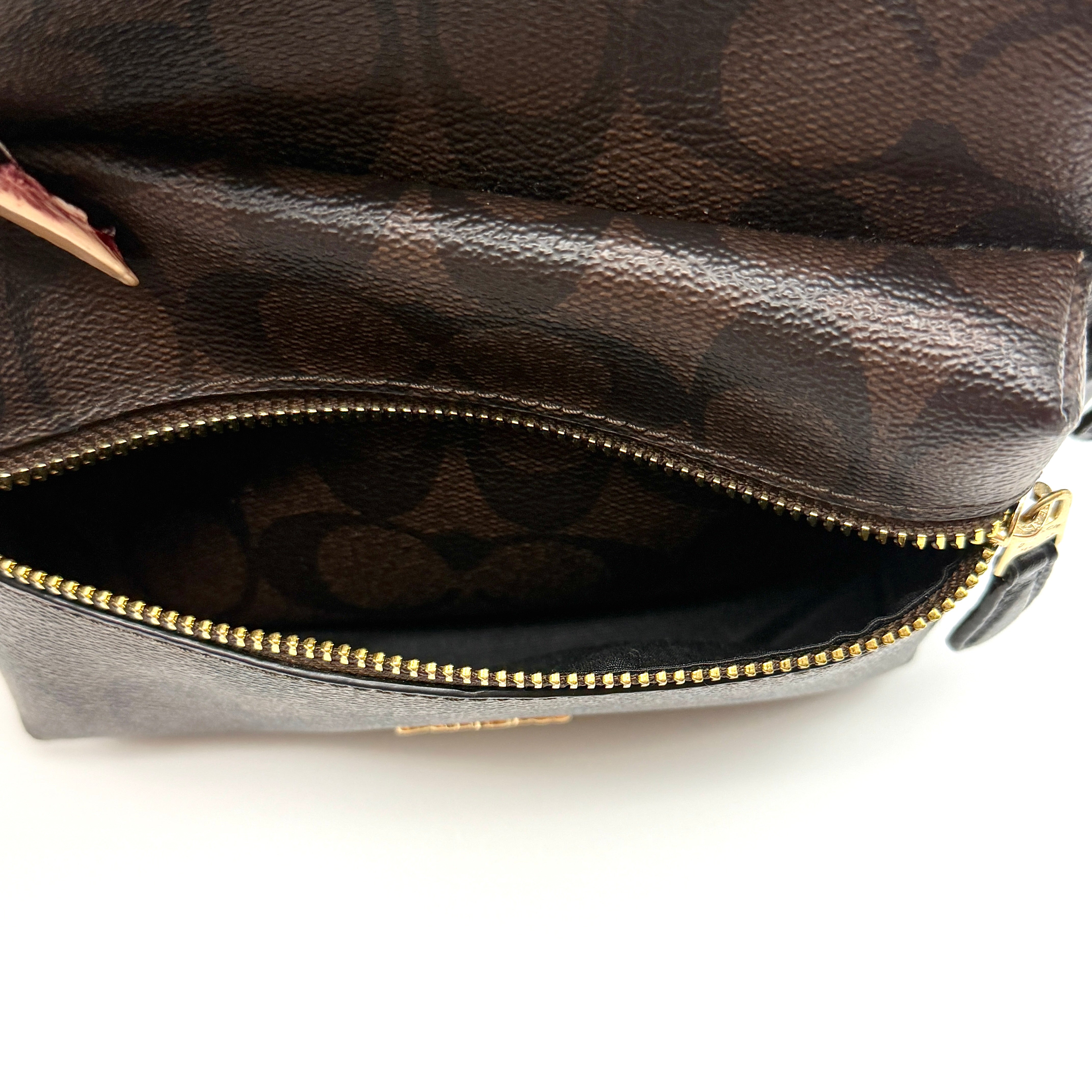 Coach Signature Charlie Backpack Beige/Brown