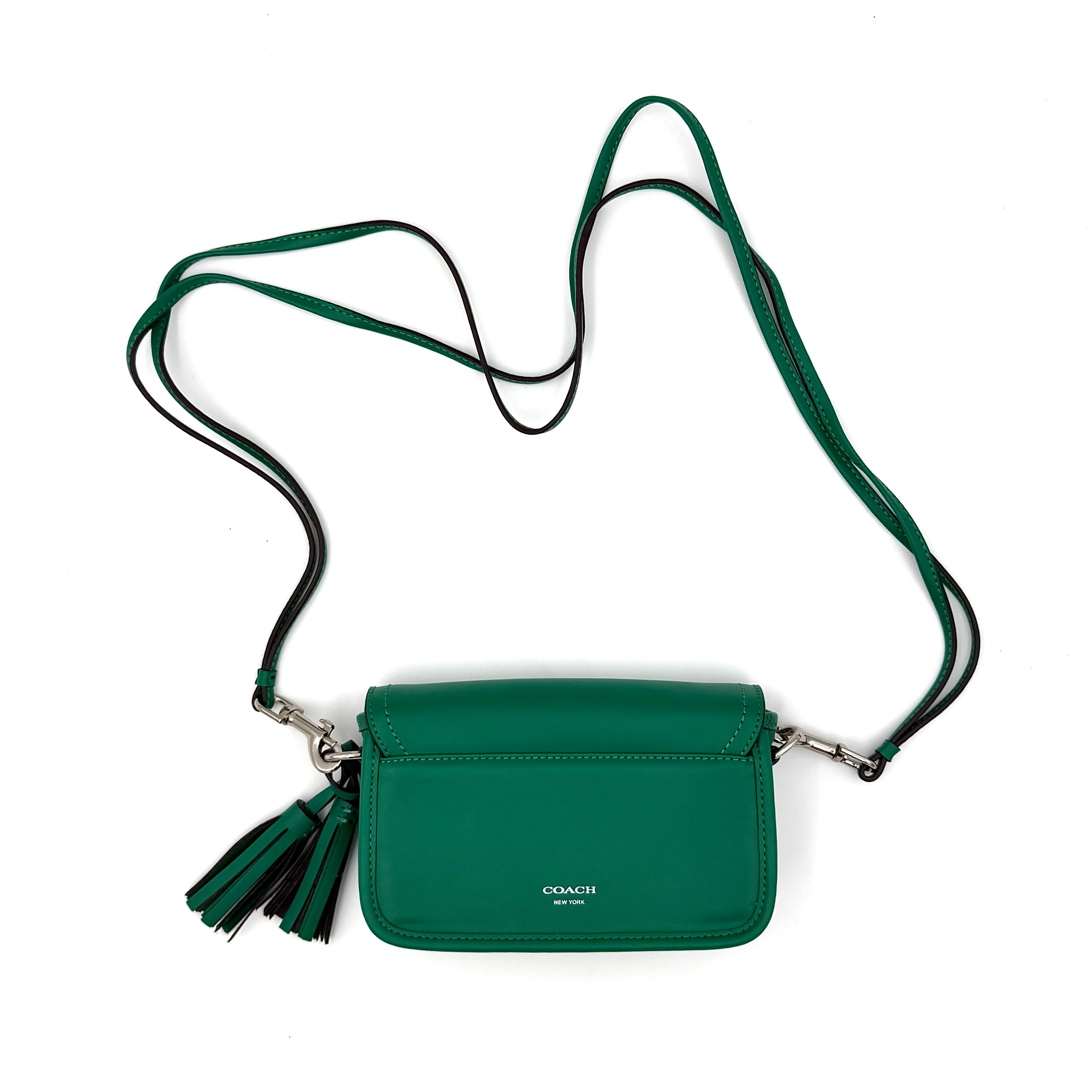 Coach Legacy Penny Crossbody Bag Emerald Green