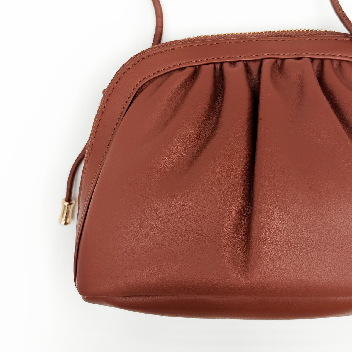 A.P.C. Mini Ninon Shoulder Bag Brown