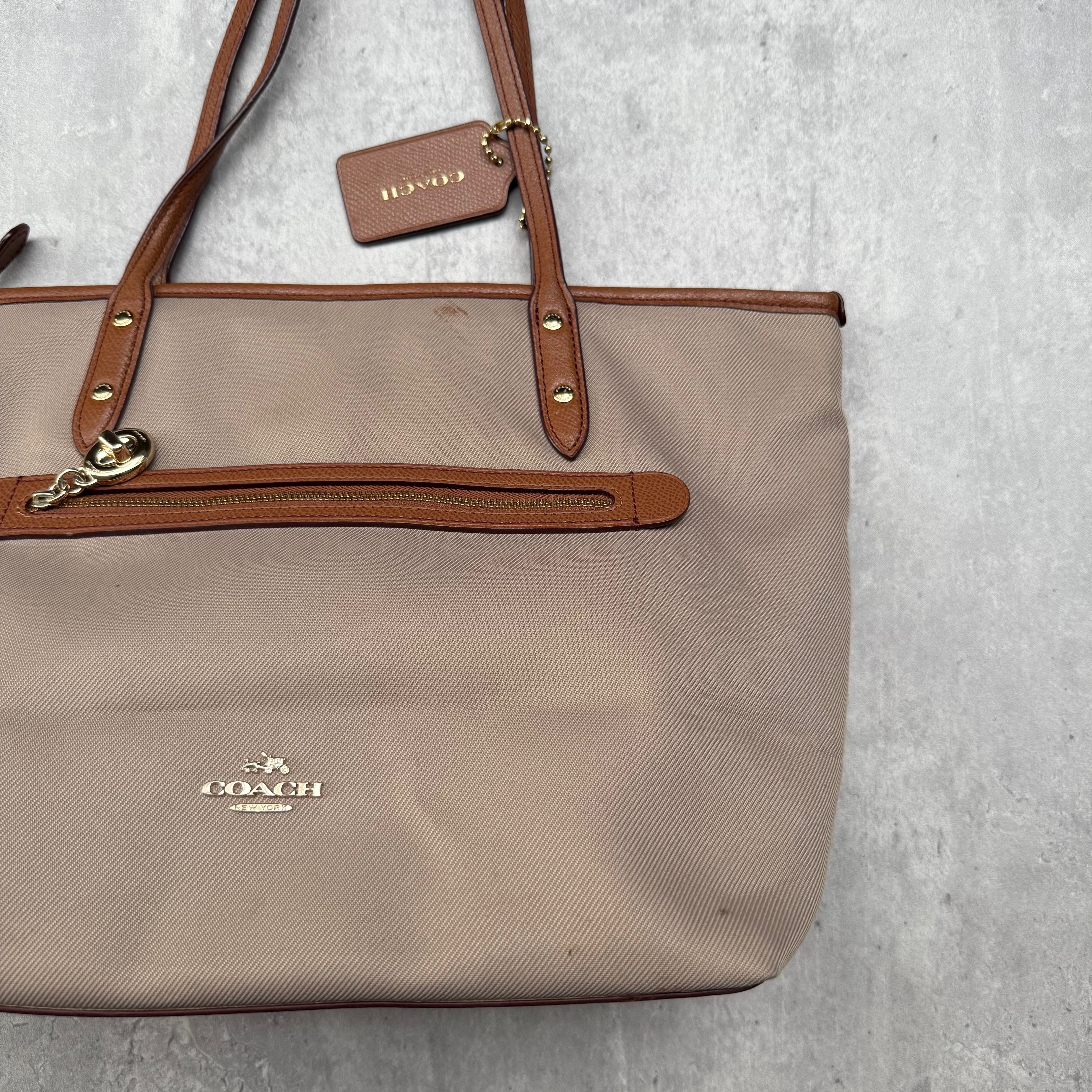 Coach Sawyer Tote Bag Brown