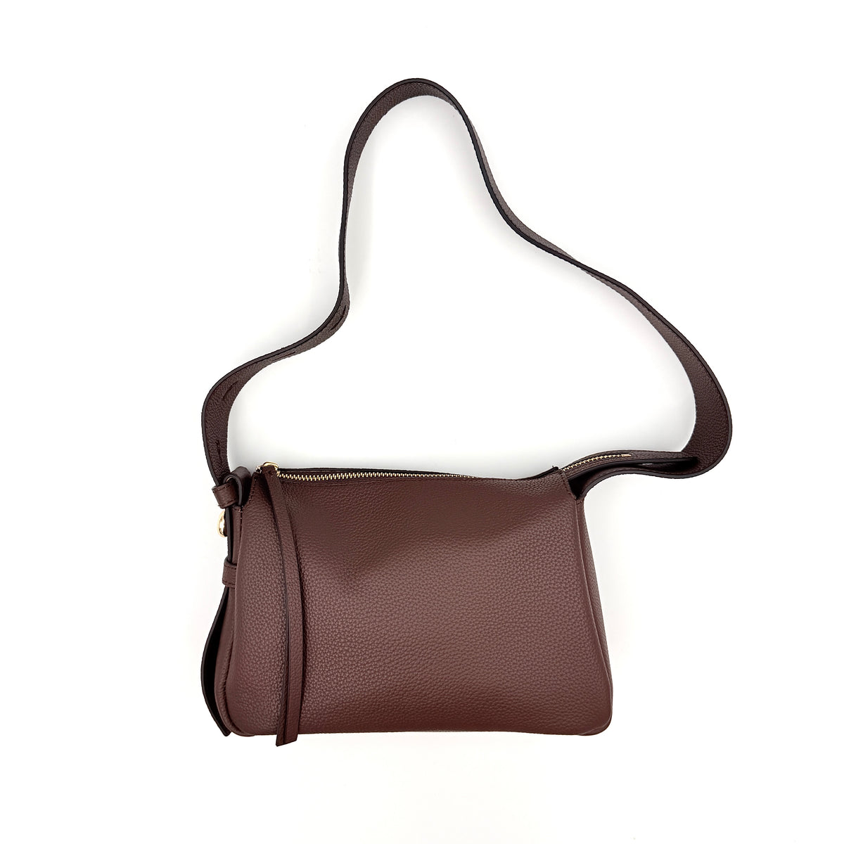 Tory Burch Romy Shoulder Bag Dark Brown