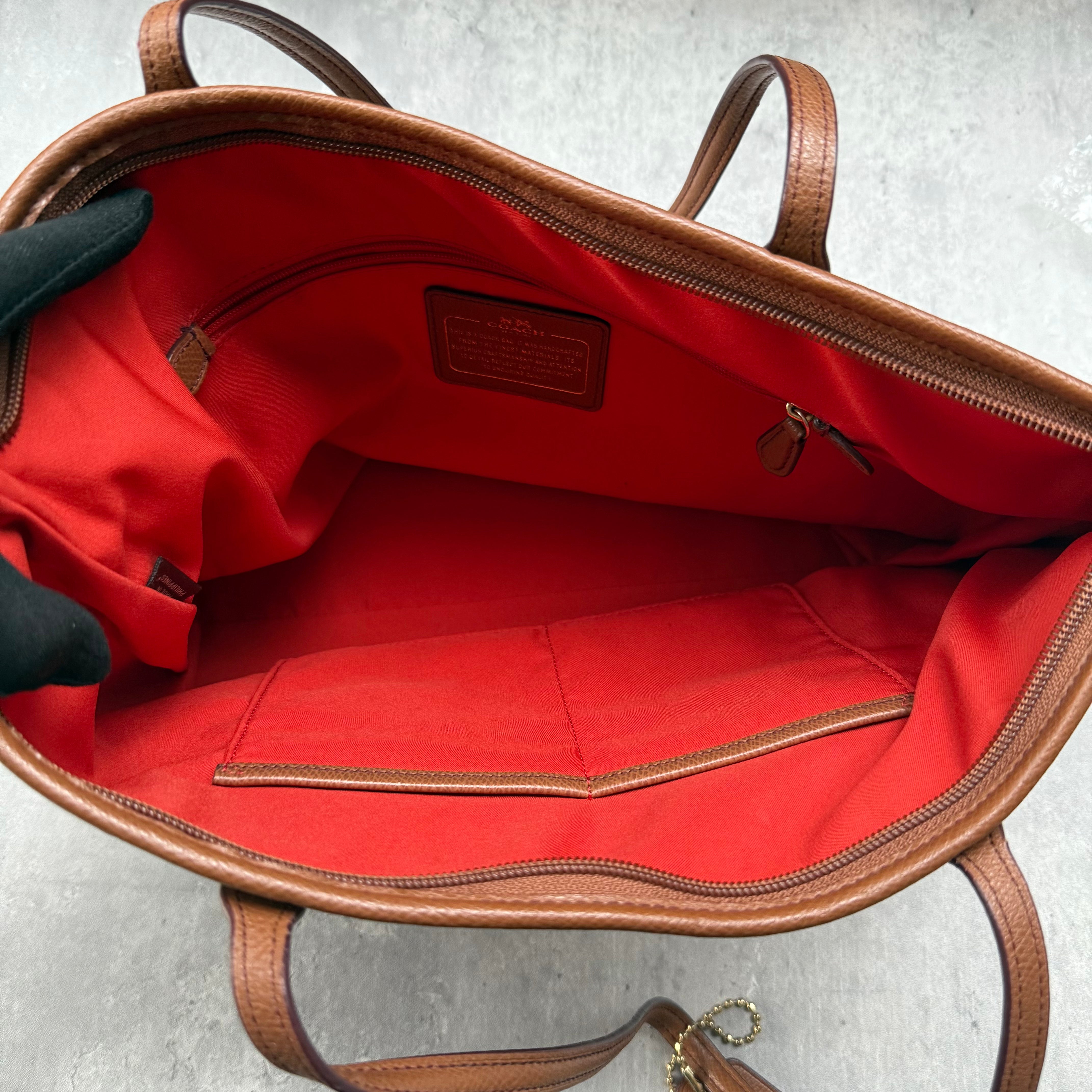 Coach Sawyer Tote Bag Brown