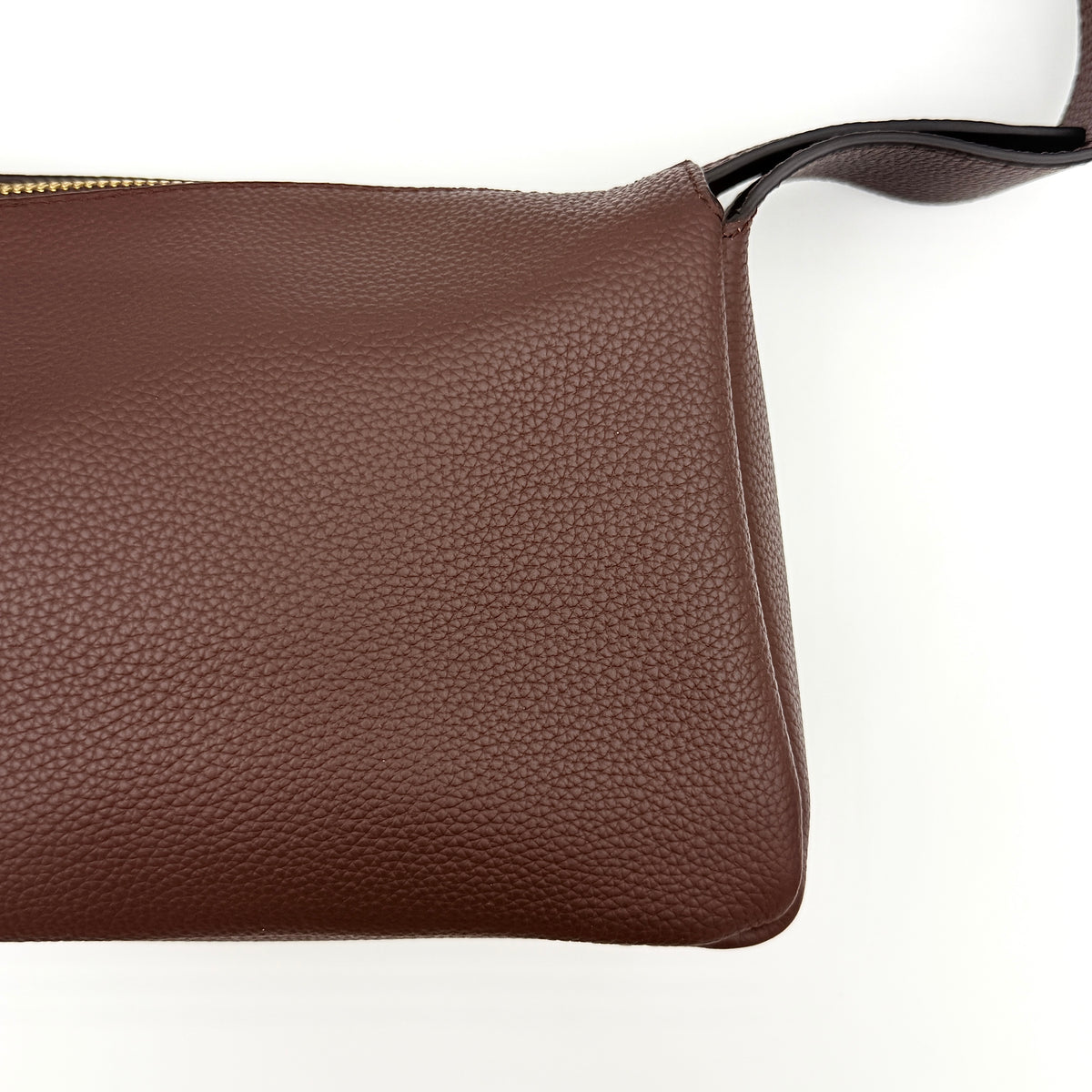 Tory Burch Romy Shoulder Bag Dark Brown