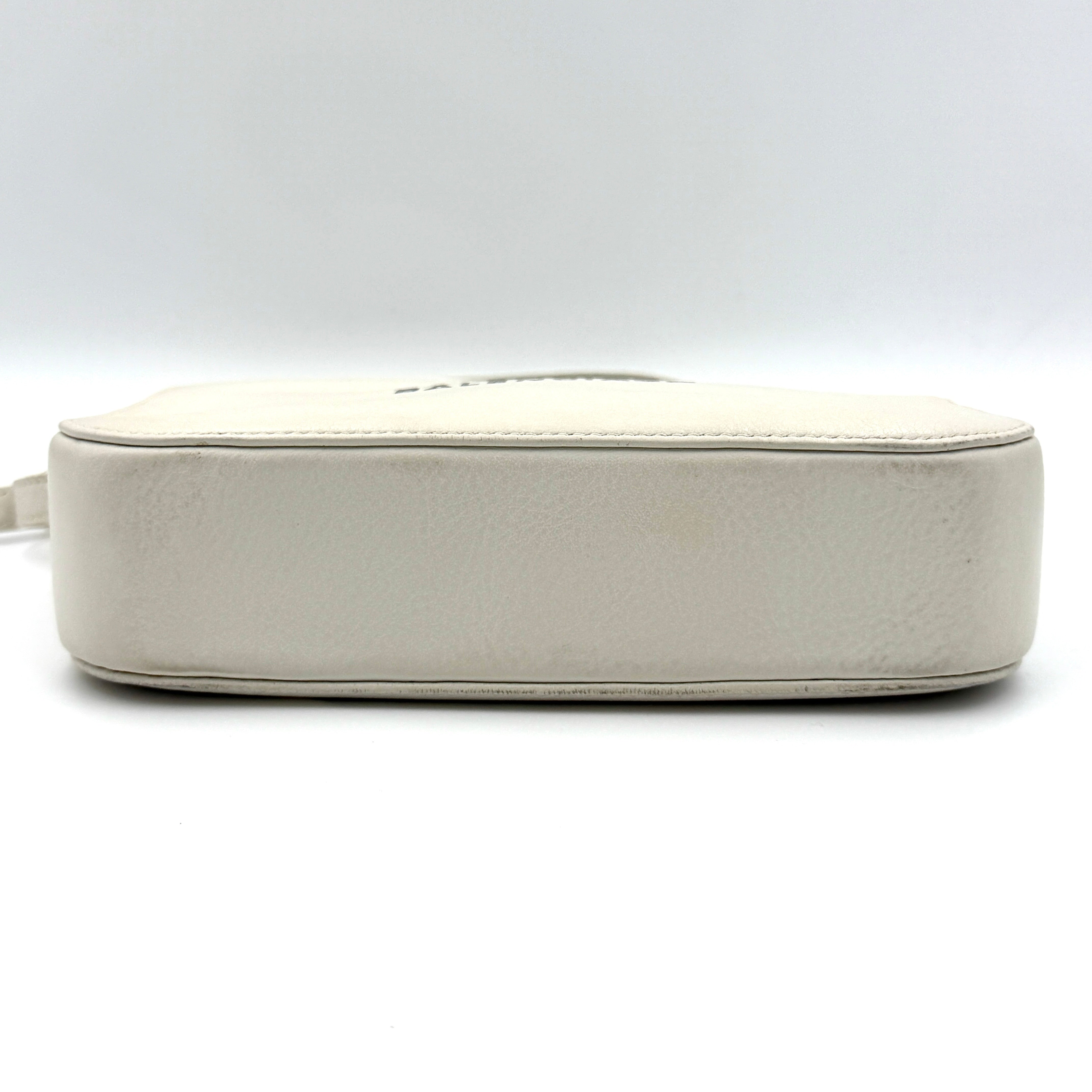 Balenciaga Everyday Camera Crossbody Bag White