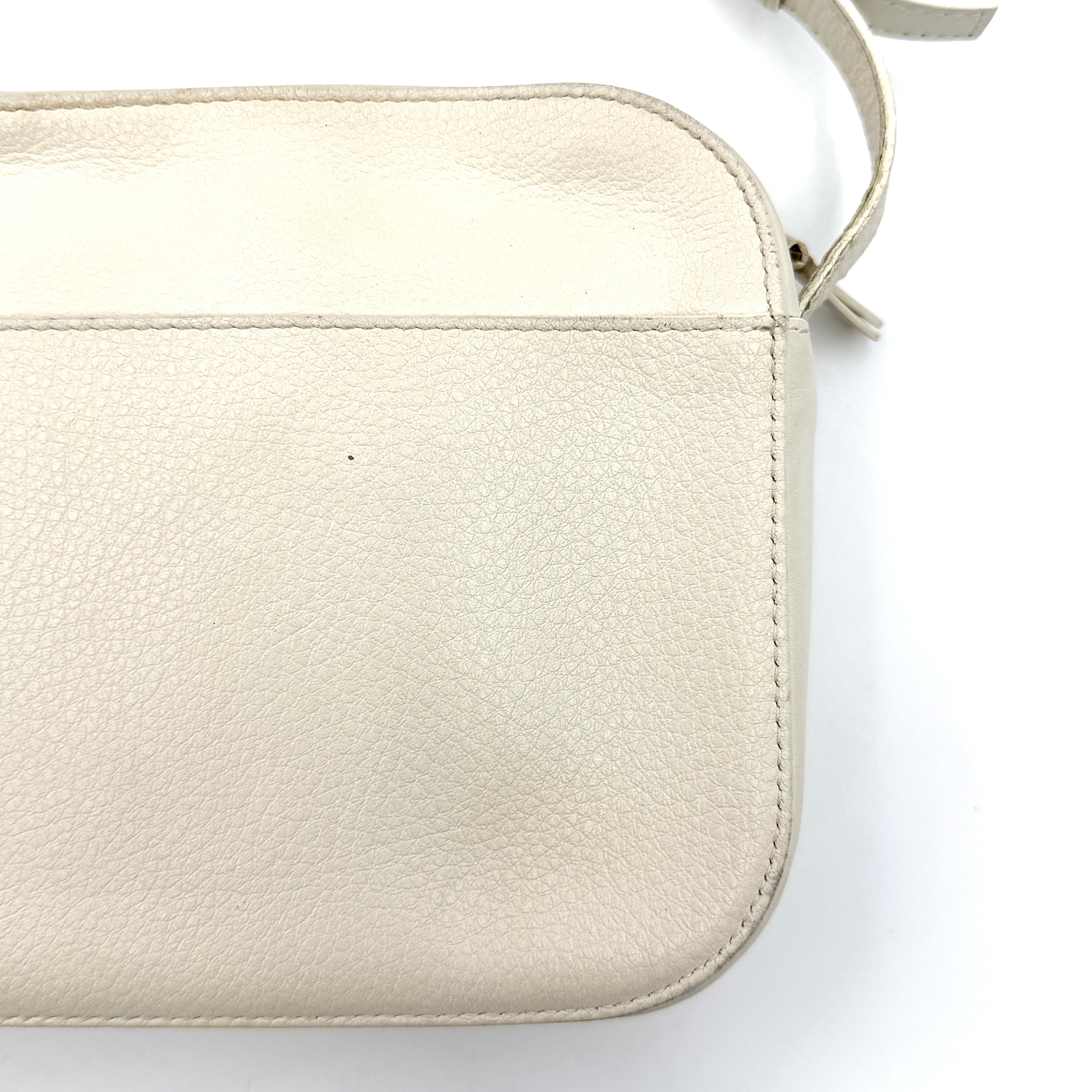 Balenciaga Everyday Camera Crossbody Bag White