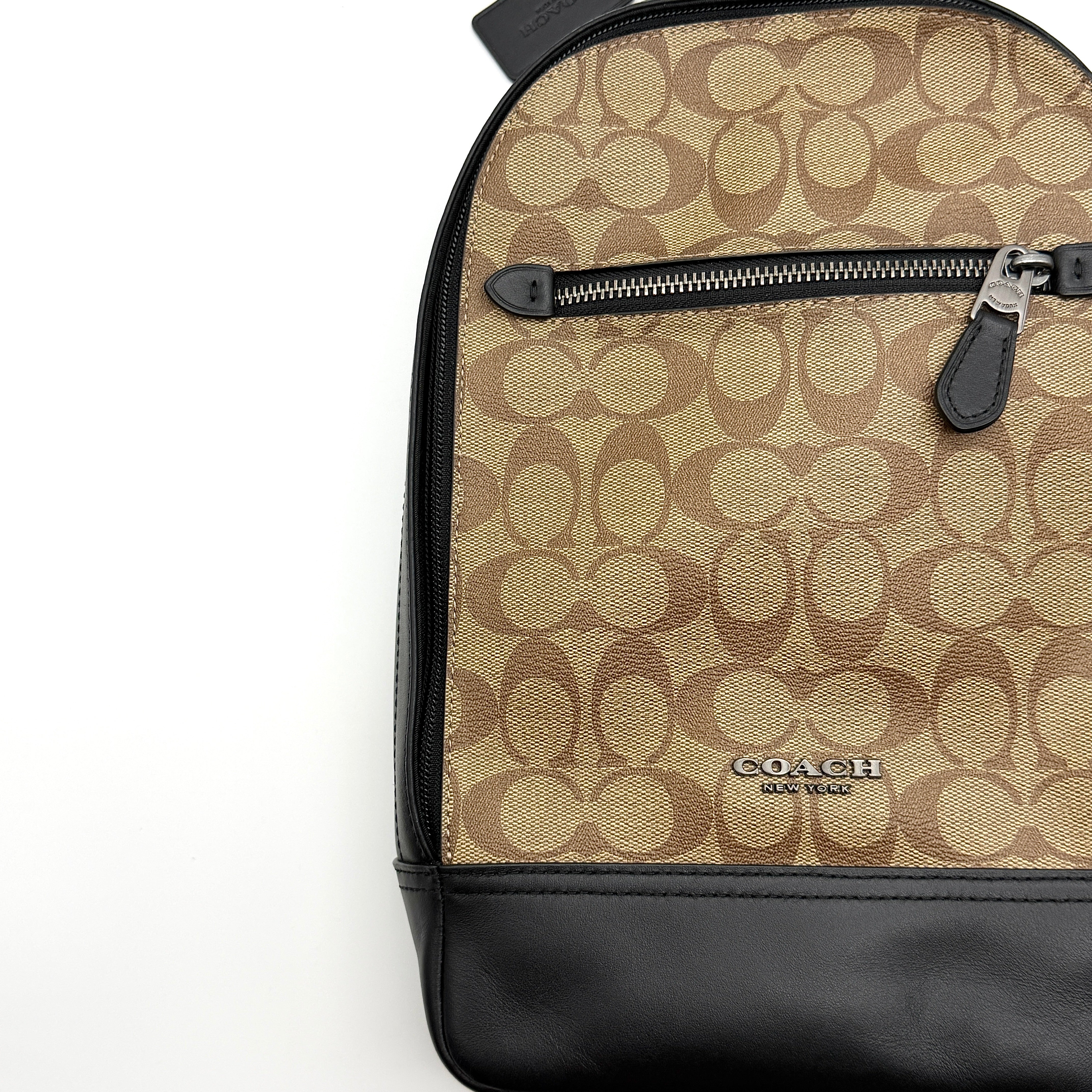 Coach Signature Graham Crossbody Bag Black/Beige