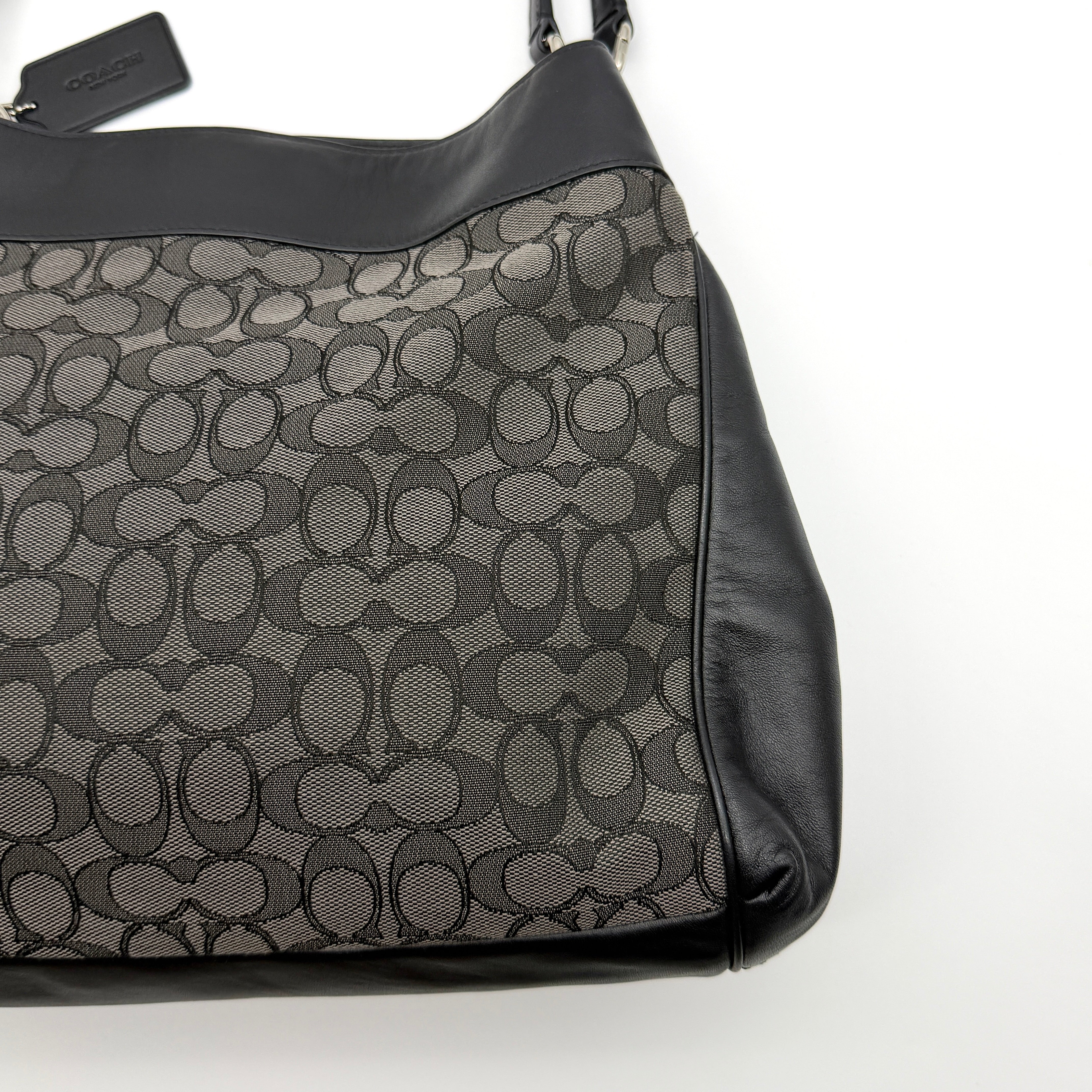 Coach Signature Lexy Shoulder Bag Black