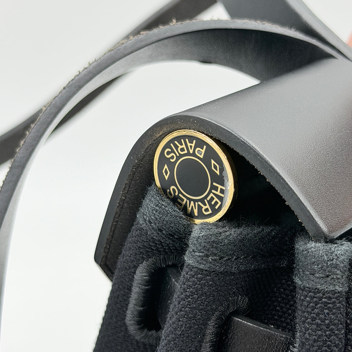 Hermès 2Way Herbag Zip 31 Handbag Black Noir