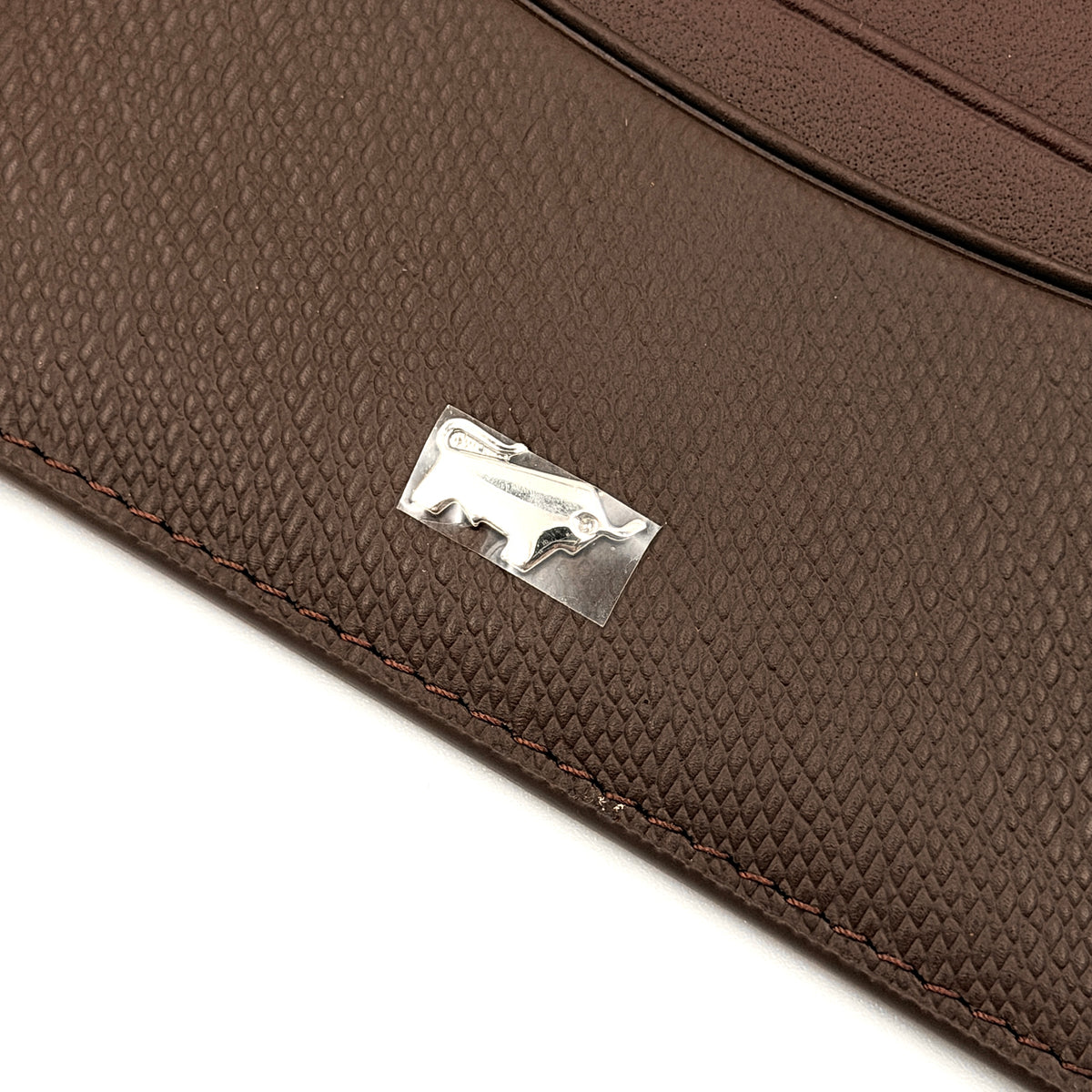 Braun Büffel Leather Card Holder Brown