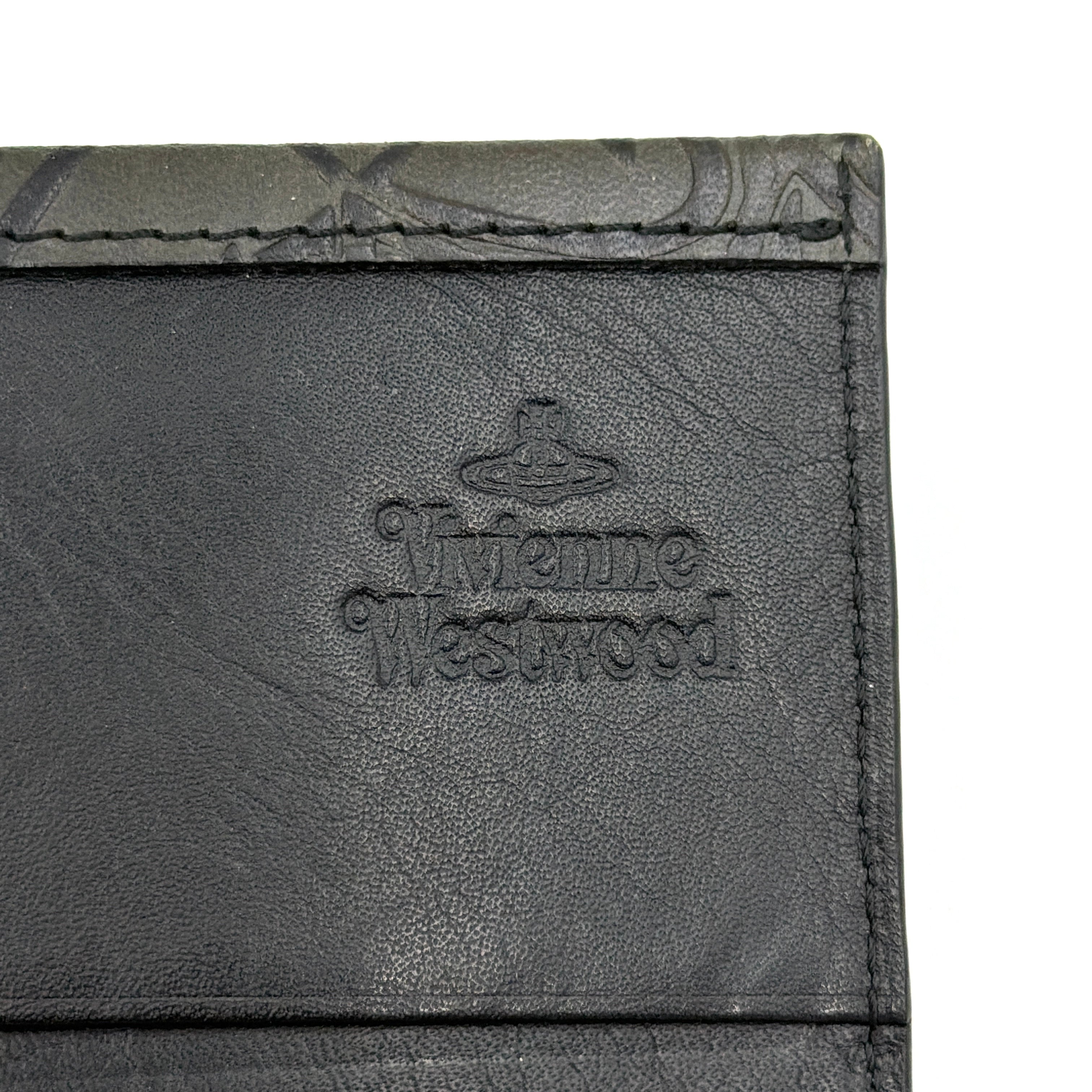 Vivienne Westwood Multi Orb Pattern Long Wallet Black
