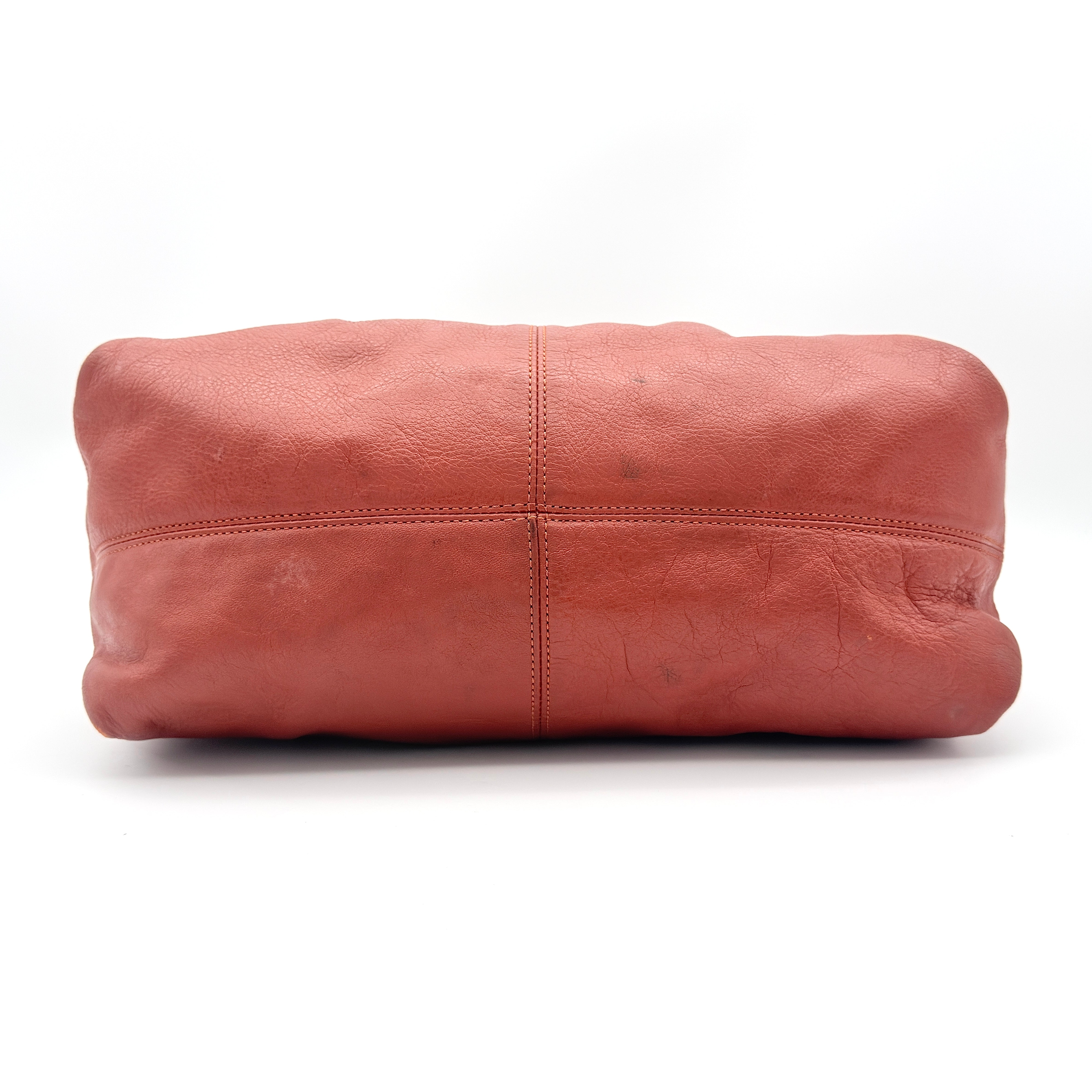 Coach Ashley Hobo Shoulder Bag Burnt Orange