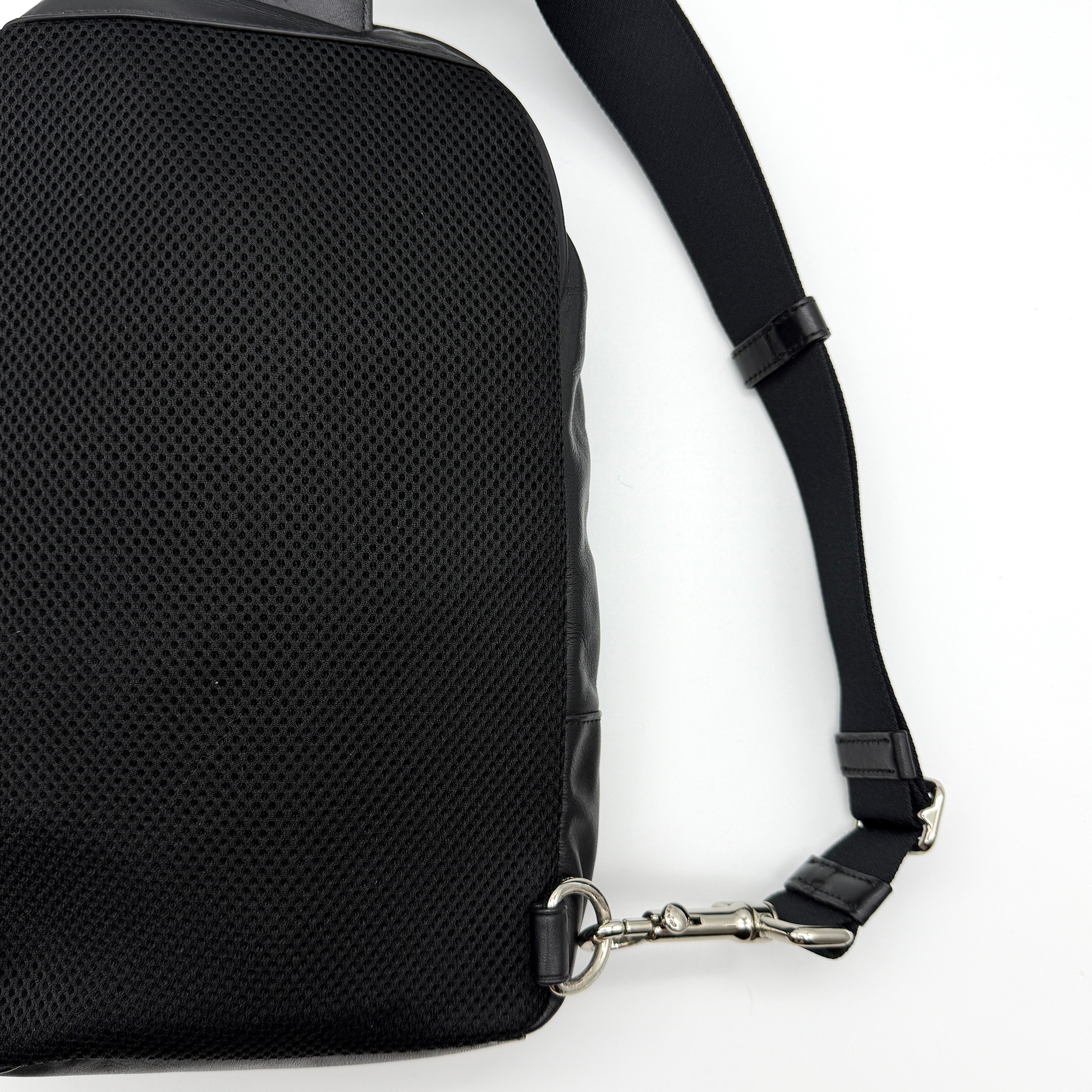 Coach Signature Charlie Crossbody Bag Black/Grey