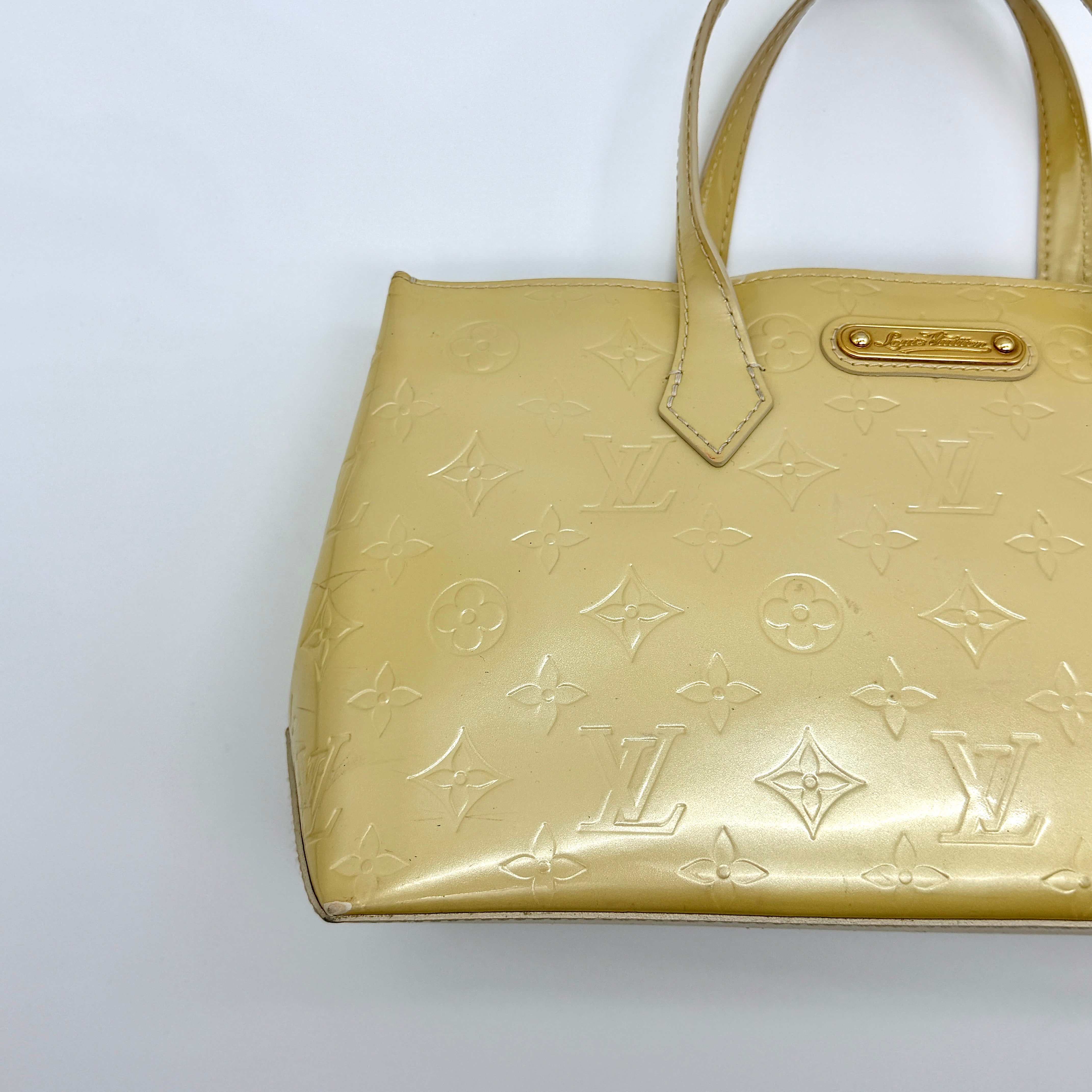 Louis Vuitton Monogram PM Wilshire Vernis Beige