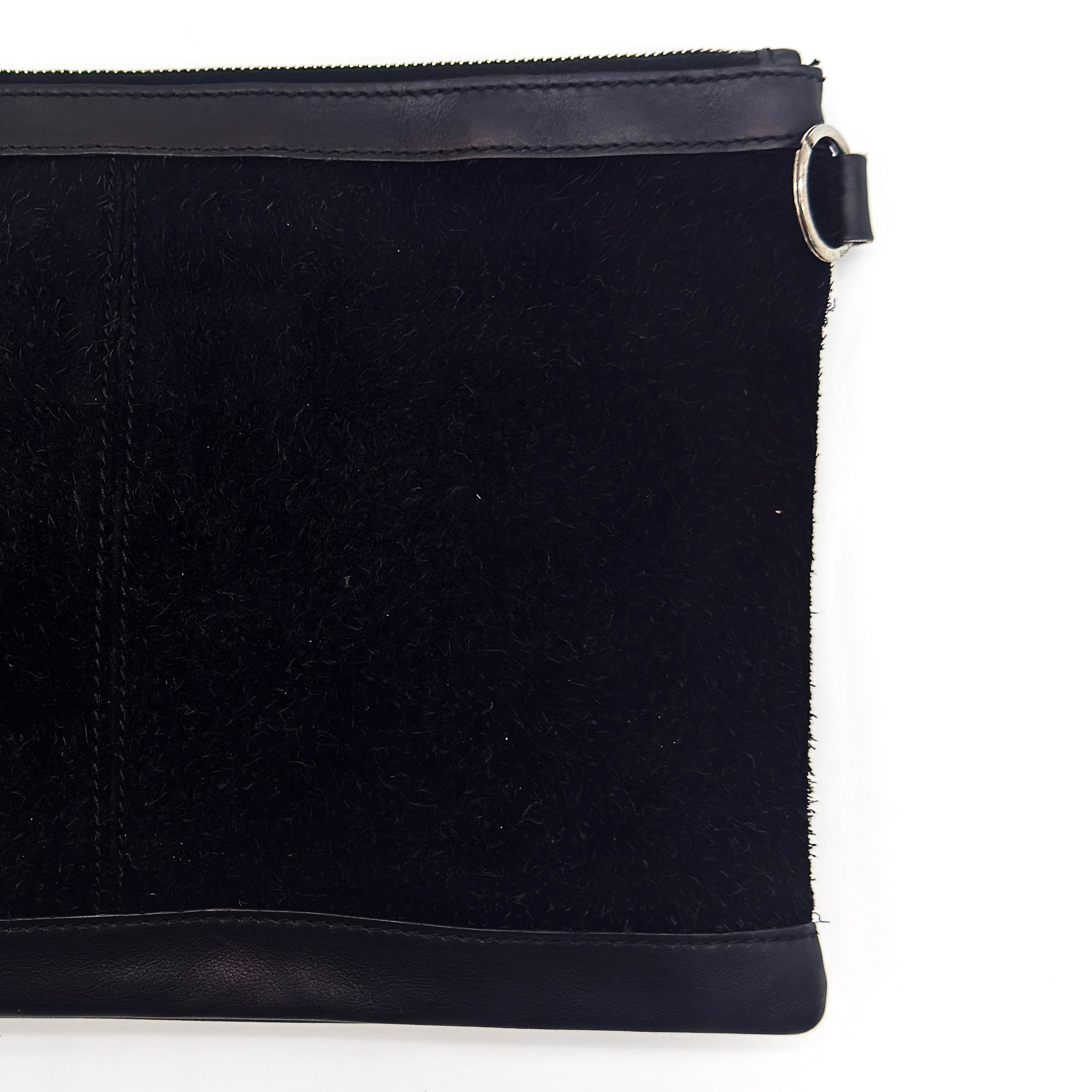 Balenciaga City Clip Clutch Bag Black