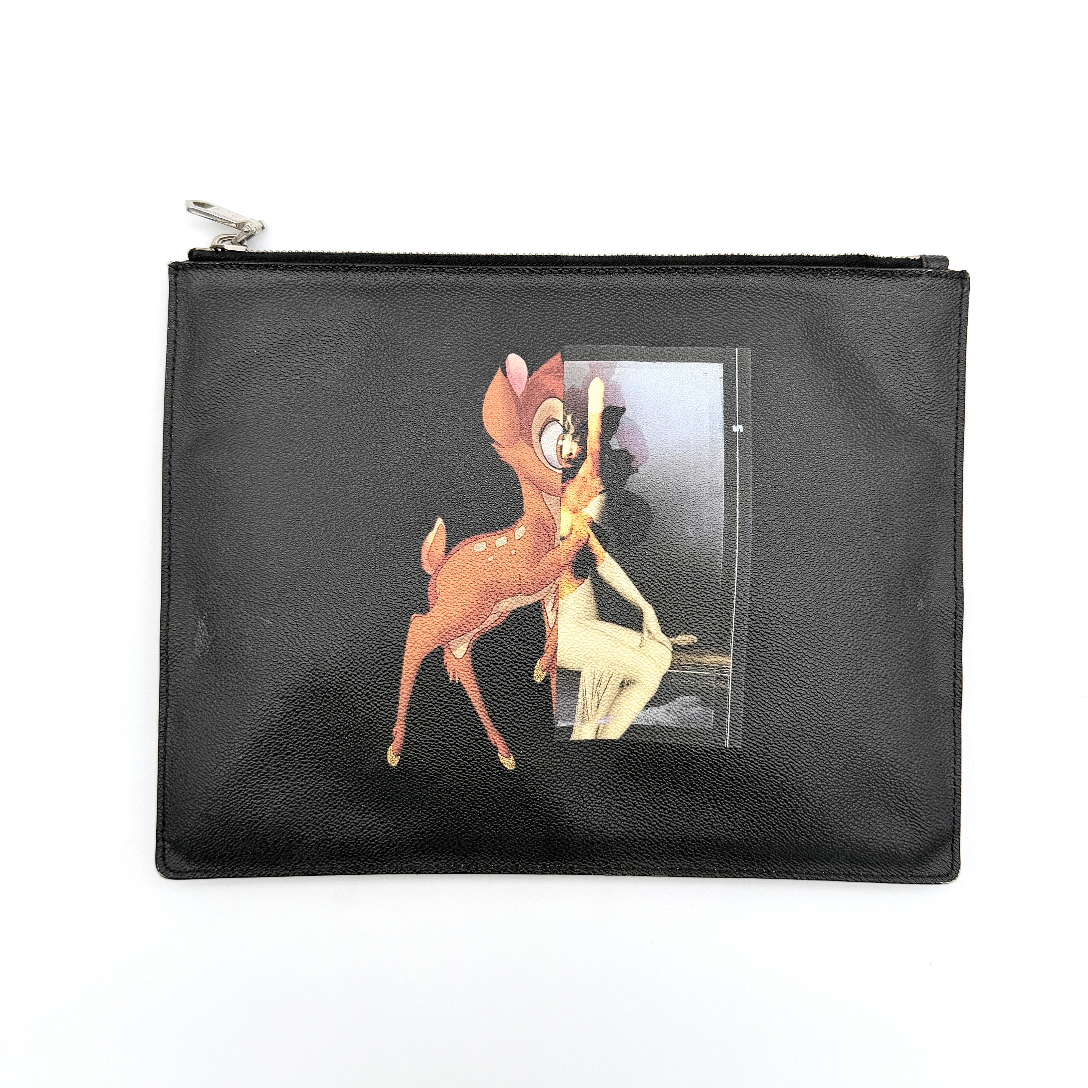 Givenchy Bambi Antigona Clutch Bag Black