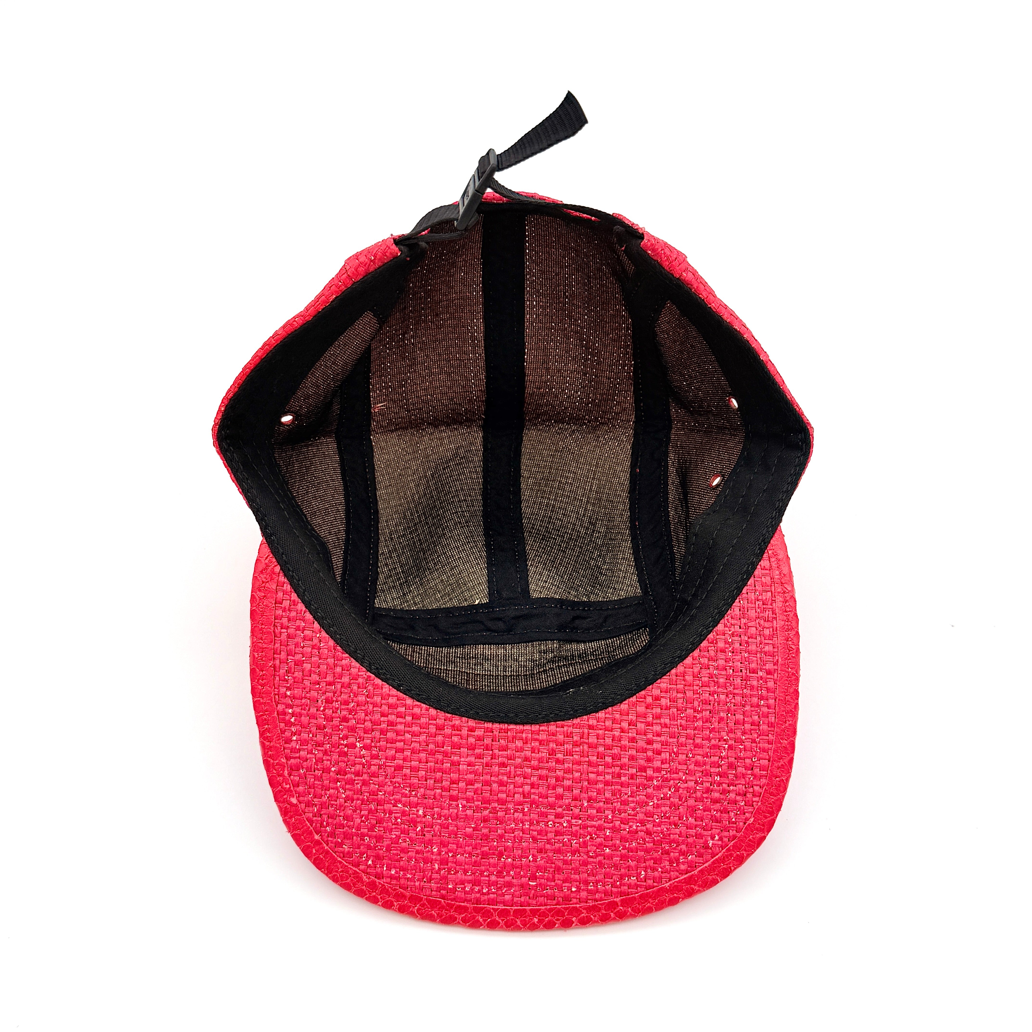Supreme Raffia Camp Cap Red