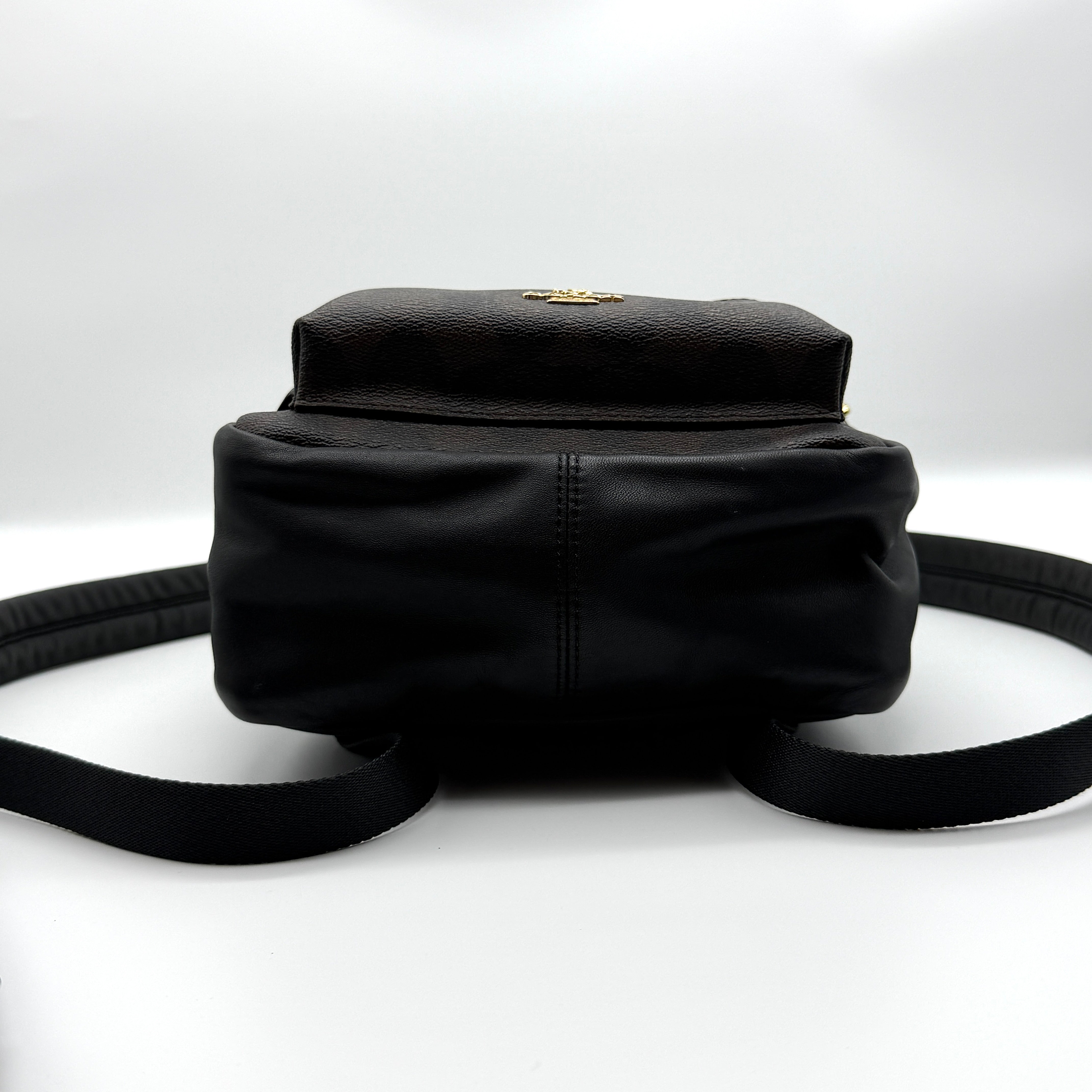 Coach Signature Mini Charlie Backpack Brown